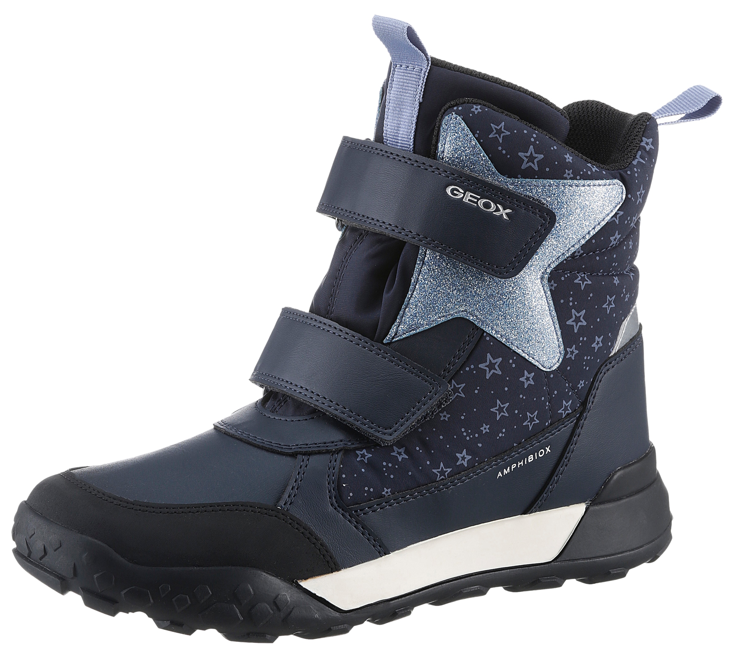 Winterboots »J TREKKYUP GIRL B ABX«, Klettstiefel, Snowboots, Winterstiefel mit...