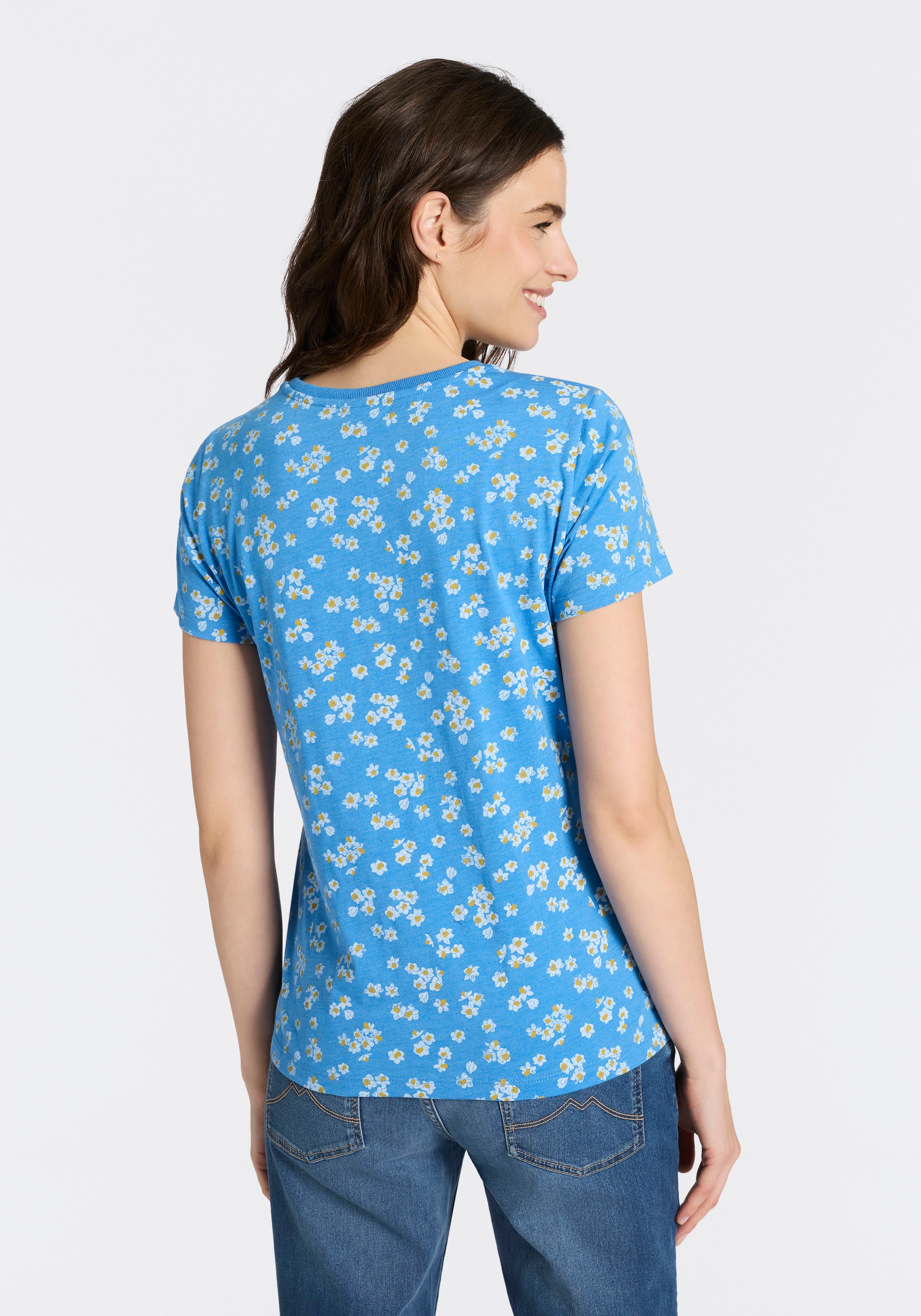 Ragwear Kurzarmshirt »MINTTA FLOWER O« mit sommerlichem Print