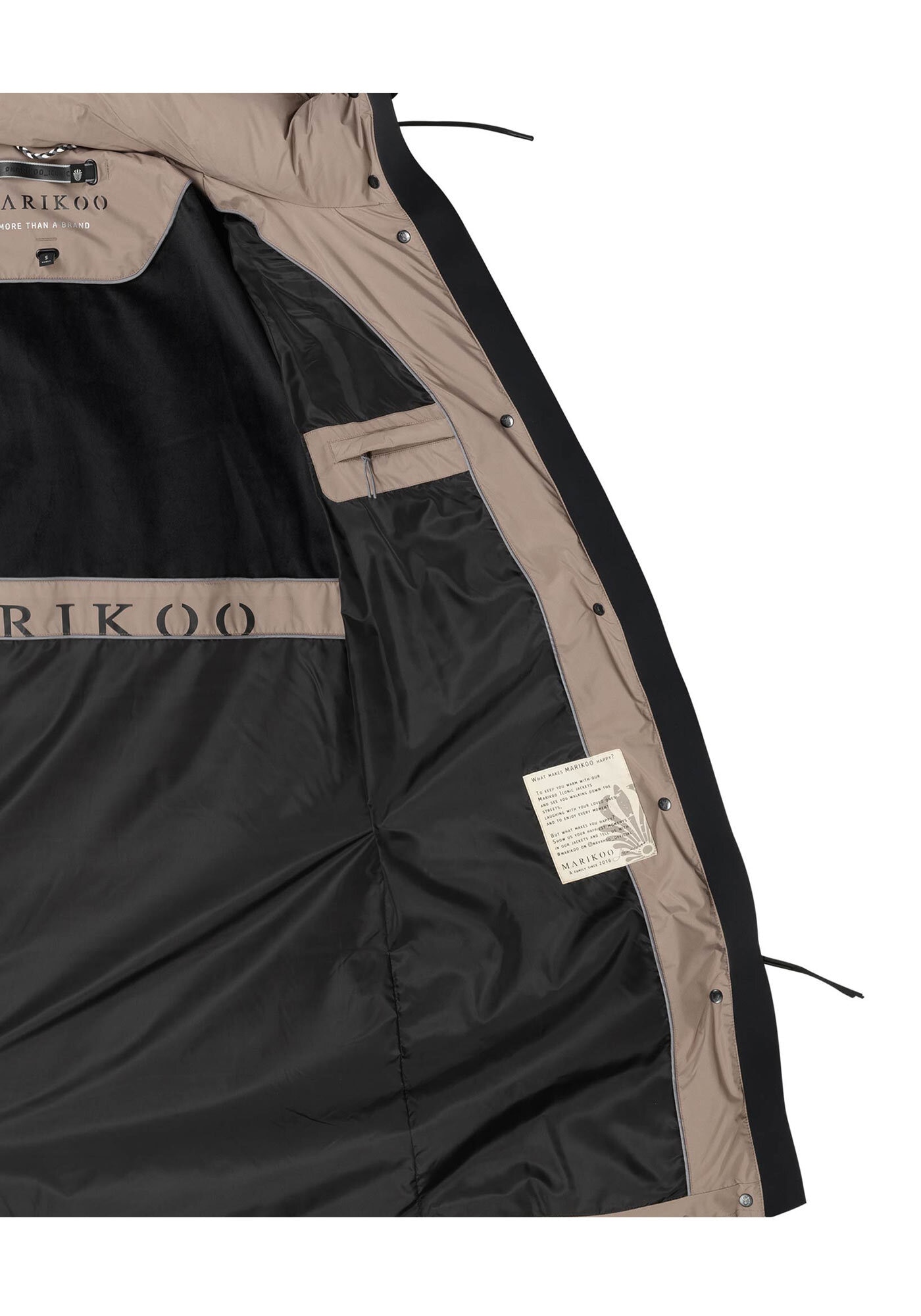 Marikoo Winterjacke »Marikoo Tabiaa Damen Winter Steppmantel N099«