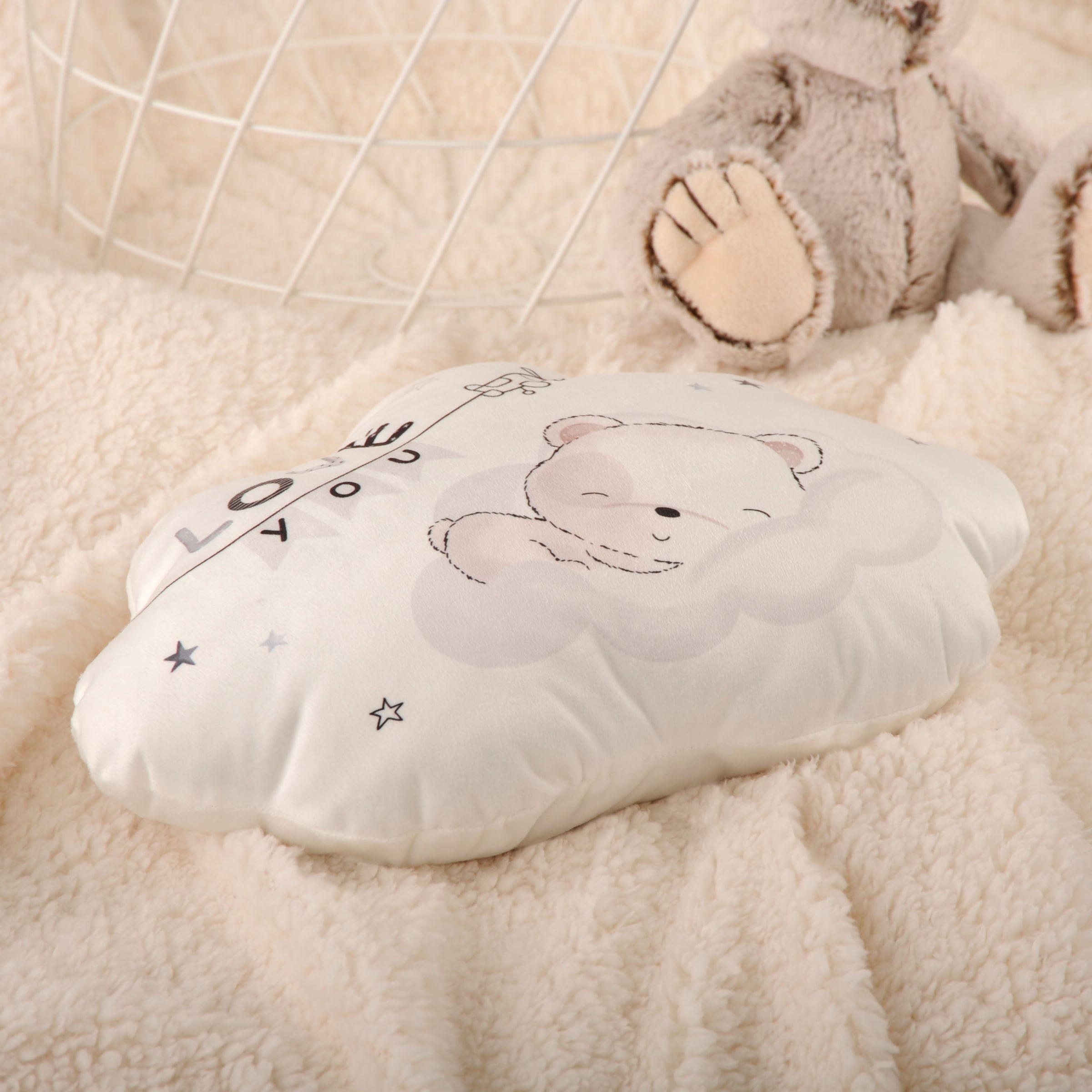 Dekokissen »BabyBest Sleeping little bear«, hochfarbig bedruckt