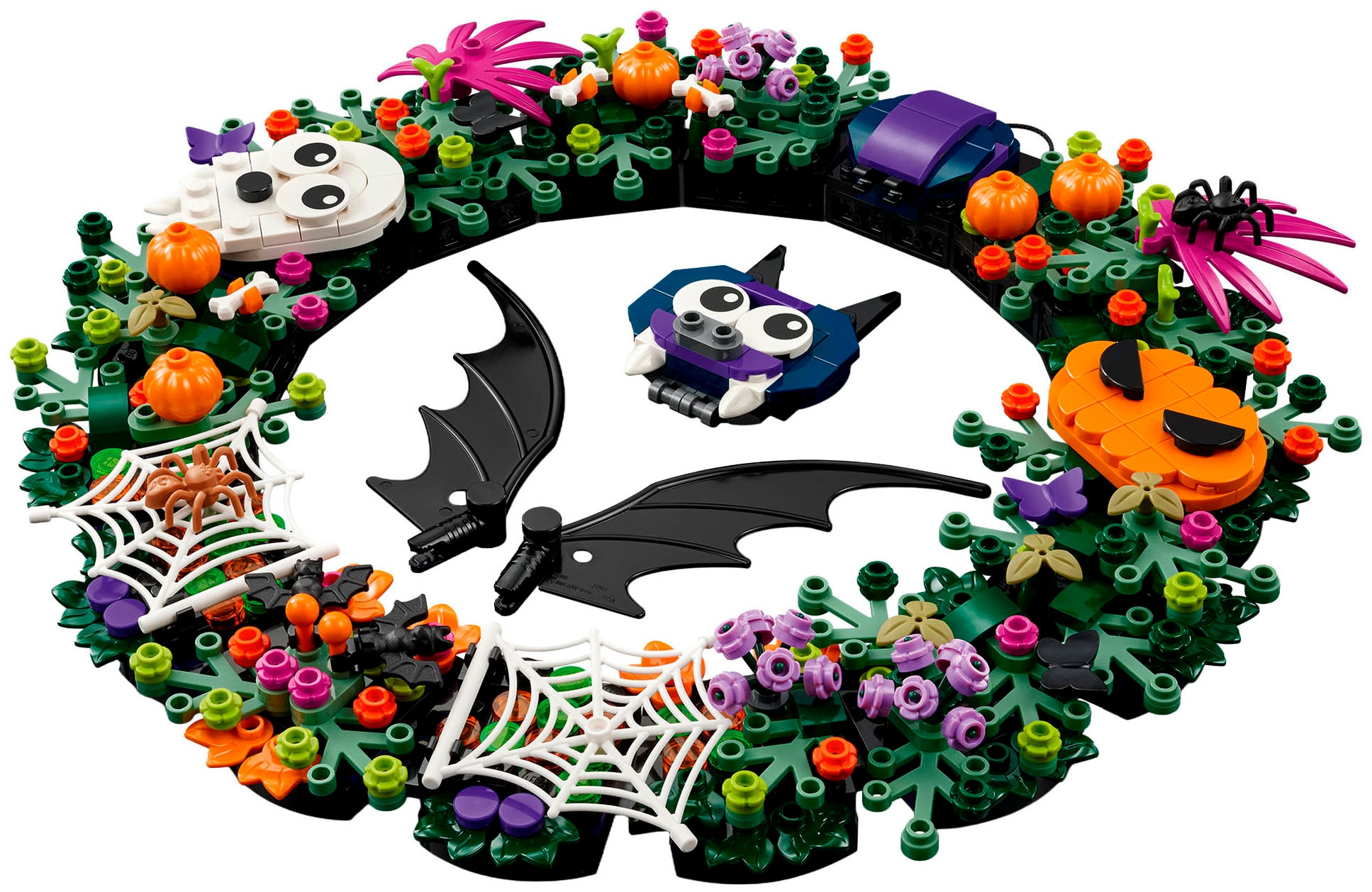 LEGO® Konstruktionsspielsteine »Halloweenkranz (40825), LEGO LEGO Iconic« Made in Europe