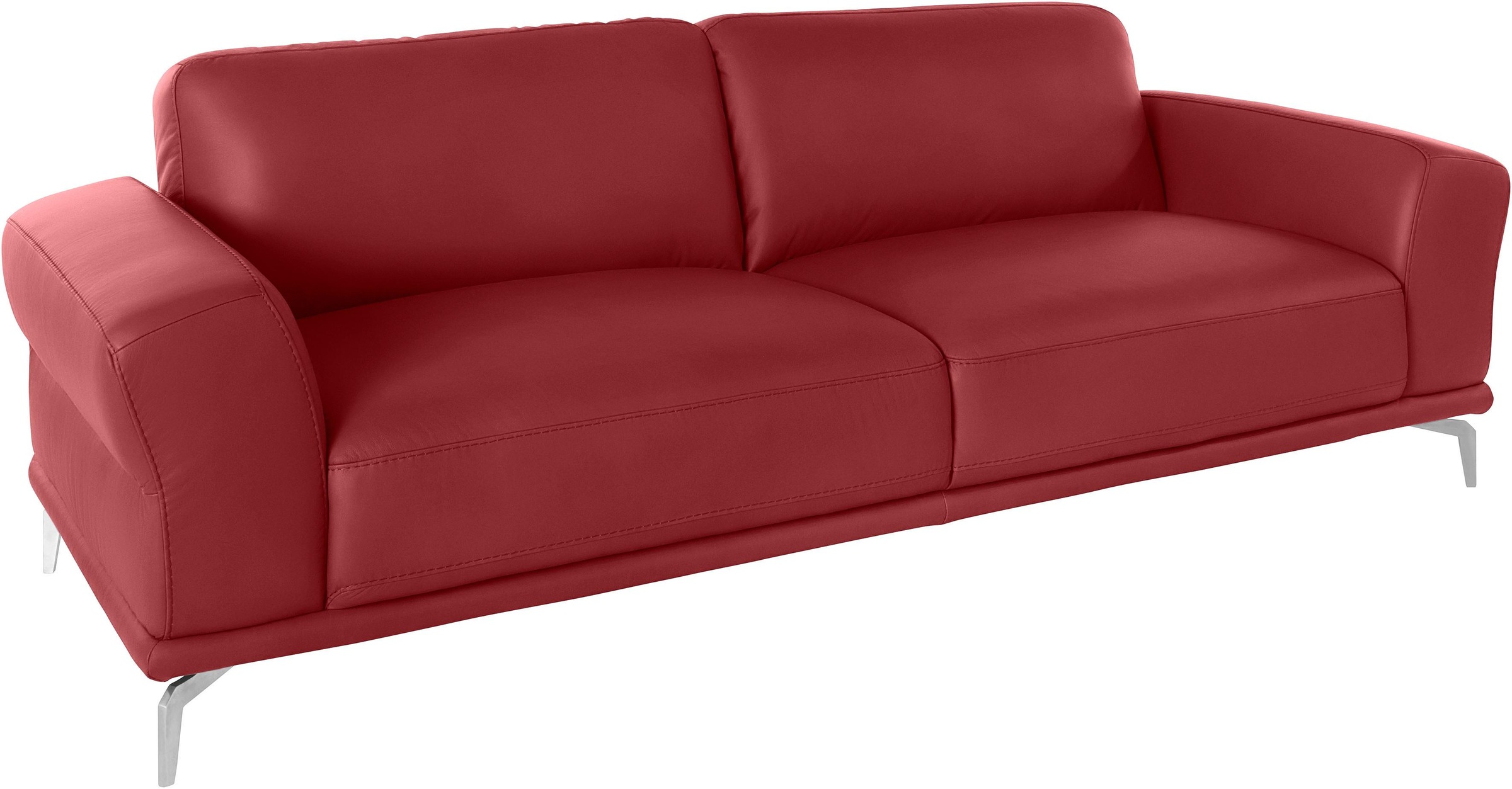 W.SCHILLIG 2,5-Sitzer »montanaa« mit Metallfüßen in Chrom glänzend, Breite 232 cm