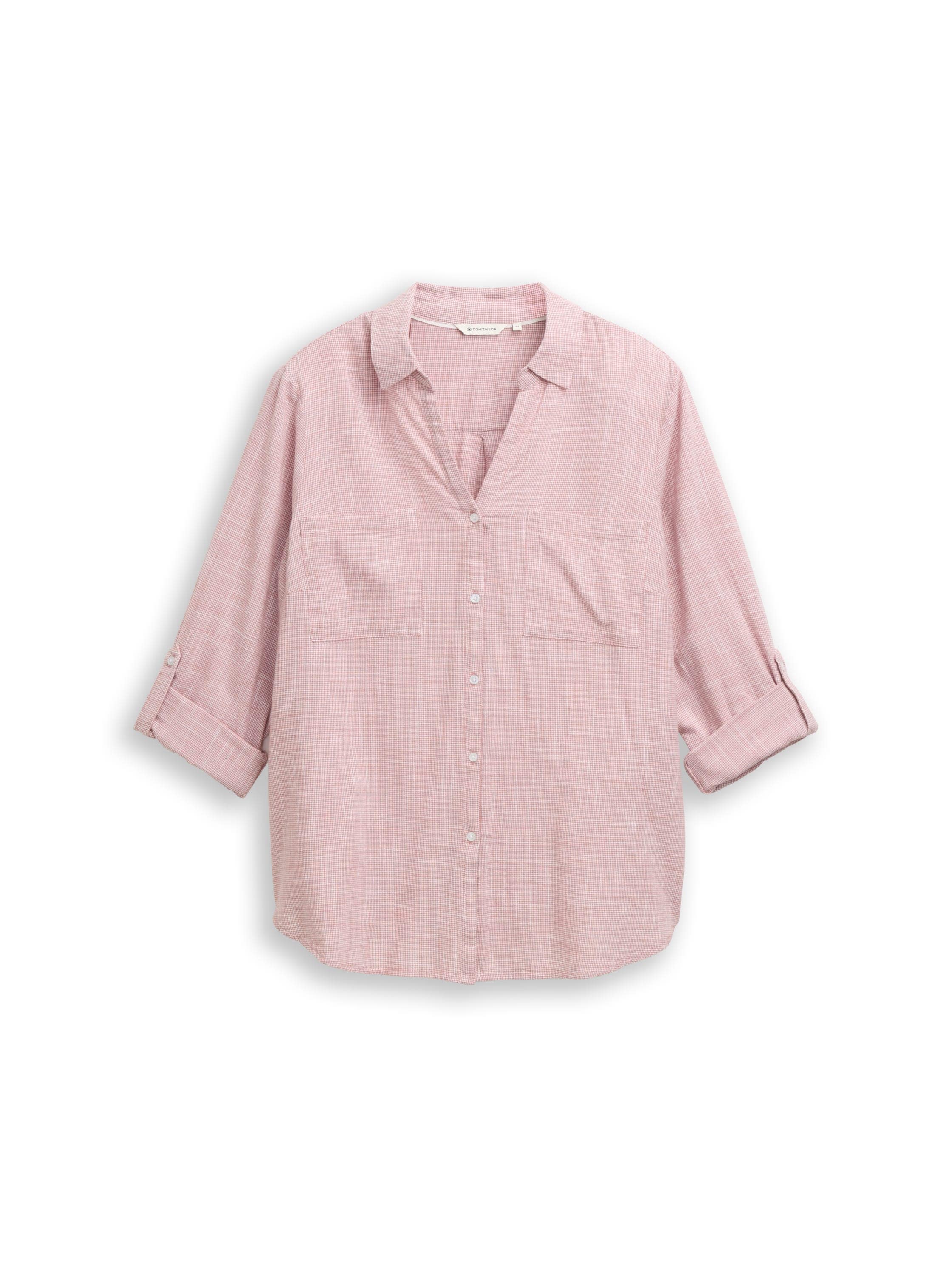 TOM TAILOR PLUS Shirtbluse mit aufgesetzten Brusttaschen