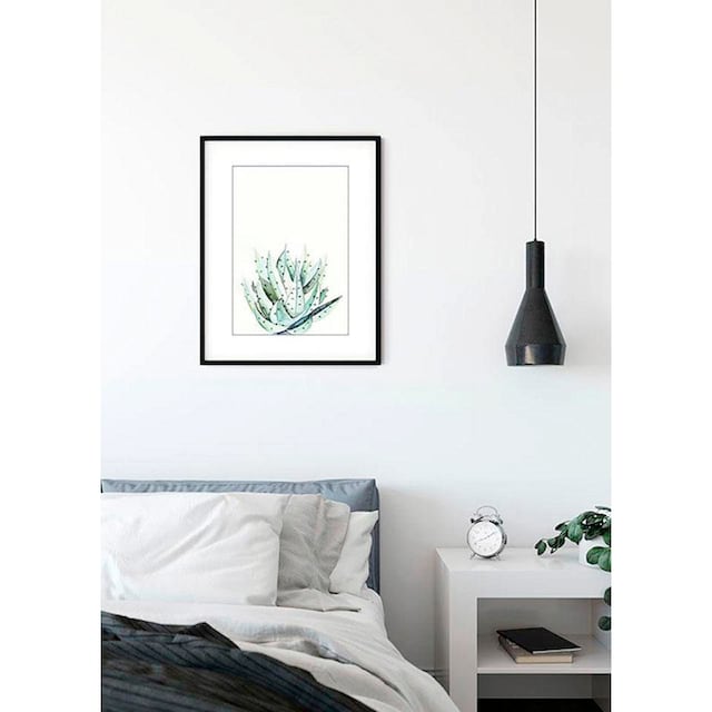 Komar Poster »Aloe Watercolor«, Pflanzen-Blätter, (1 St.), Kinderzimmer,  Schlafzimmer, Wohnzimmer bei OTTO