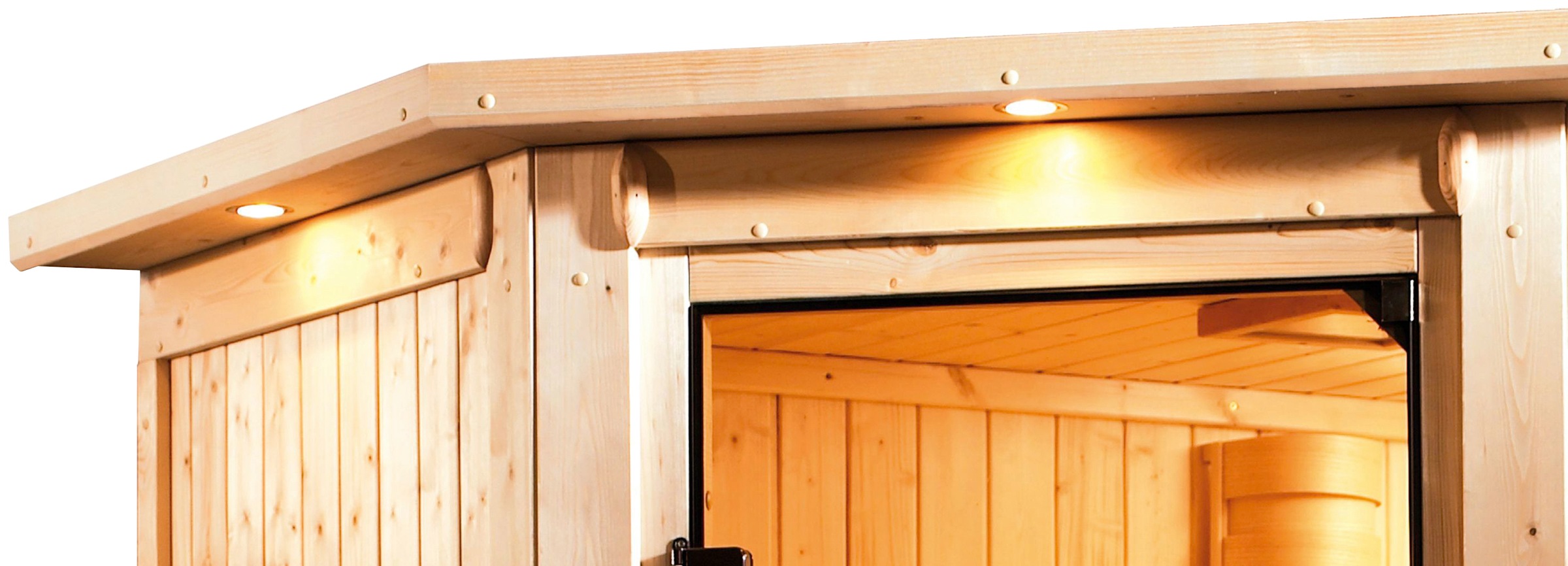 Karibu Sauna »Frigga 1« Set,  Ofen 9 KW externe Strg easy