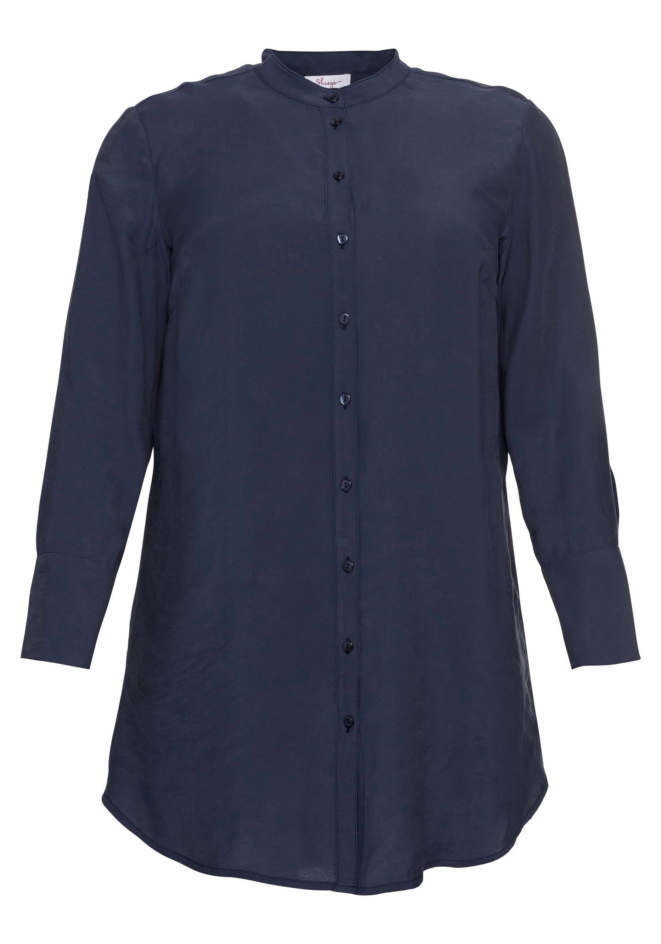 Sheego Longbluse »Longbluse mit Raffung am Rückenteil«