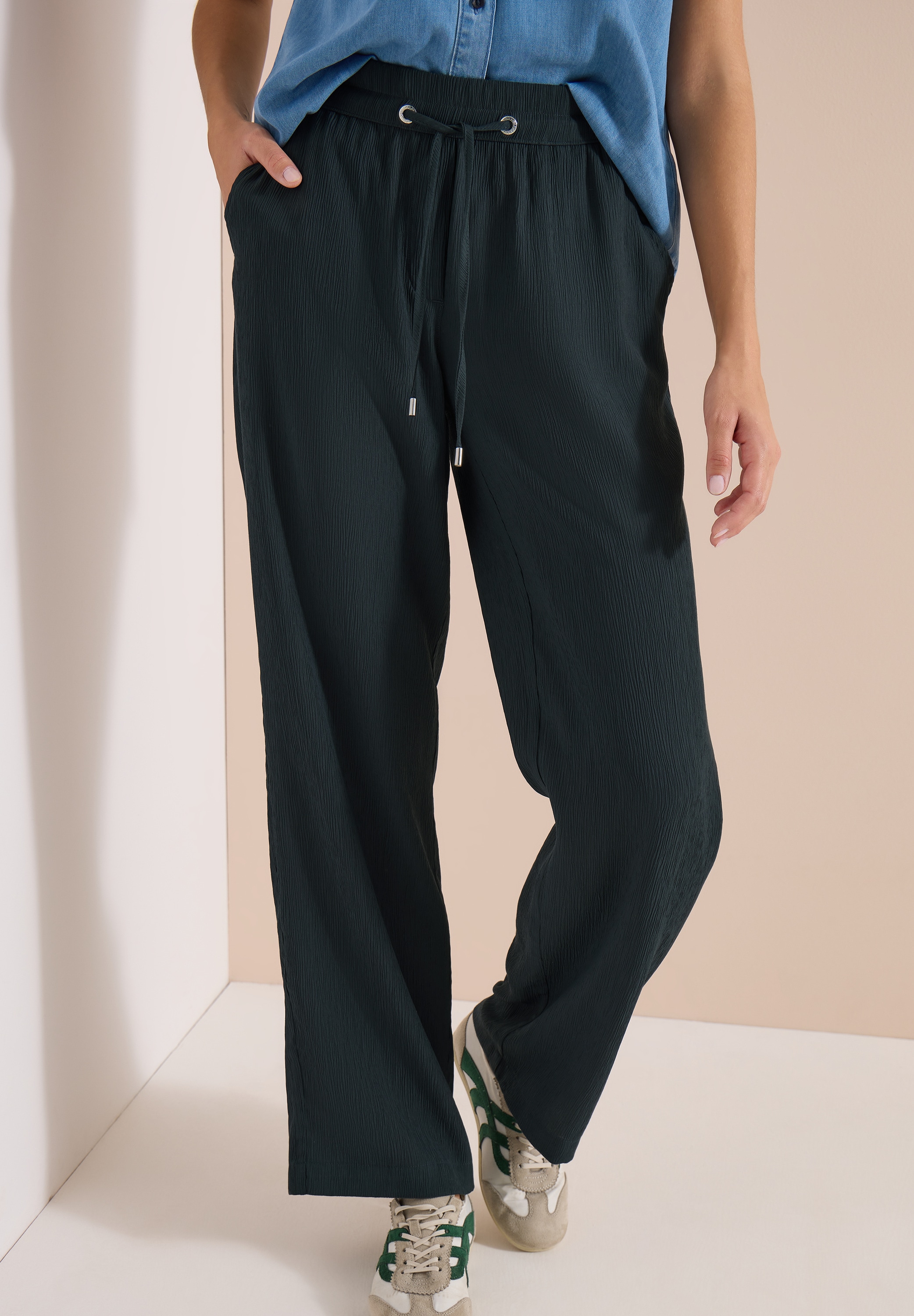 Cecil Stoffhose »Style Neele«  Sommerhose in Struktur-Optik