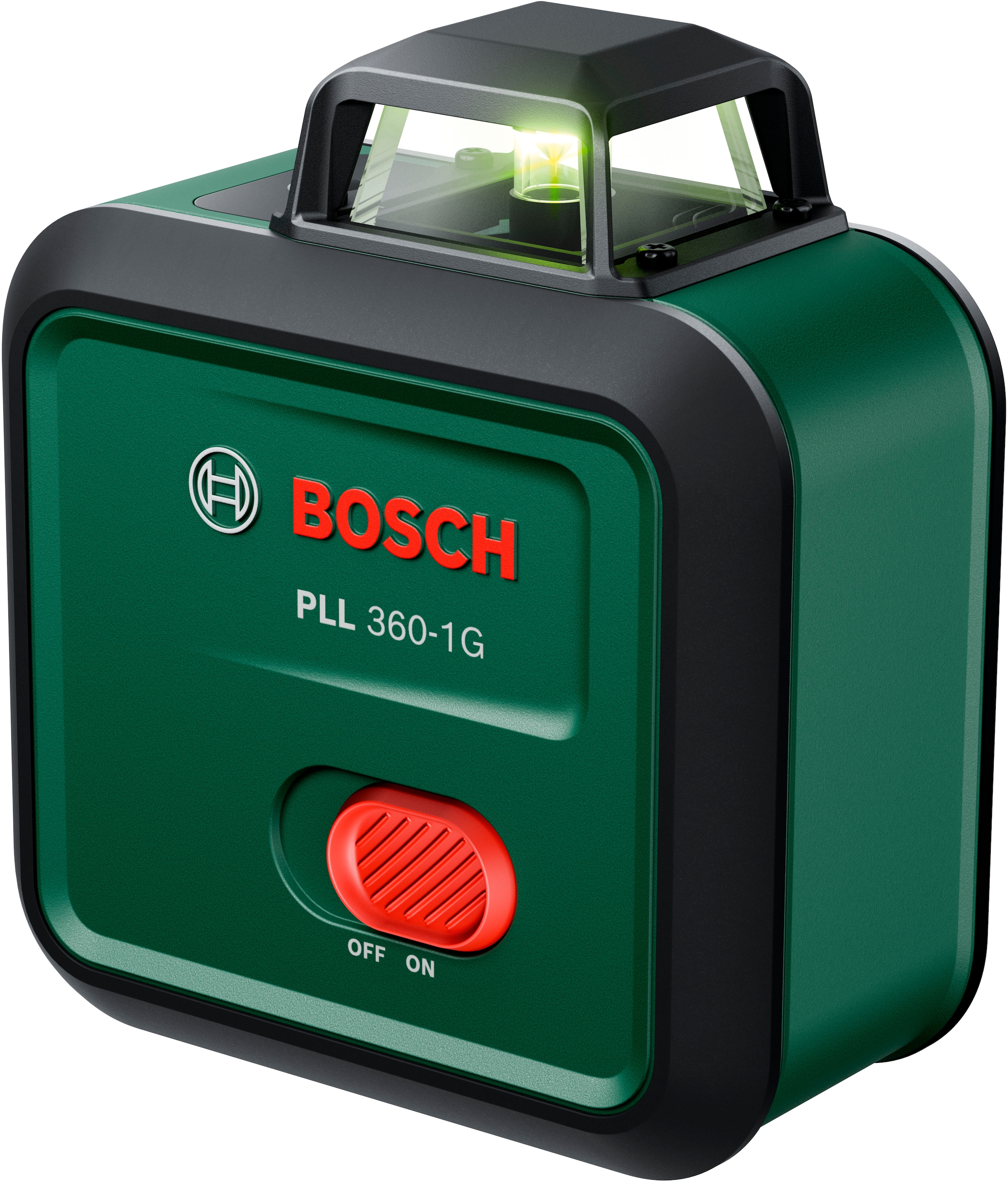 Bosch Home & Garden Linienlaser »PLL 360-1G UNI« Set,  mit Stativ und eingebautem Akku