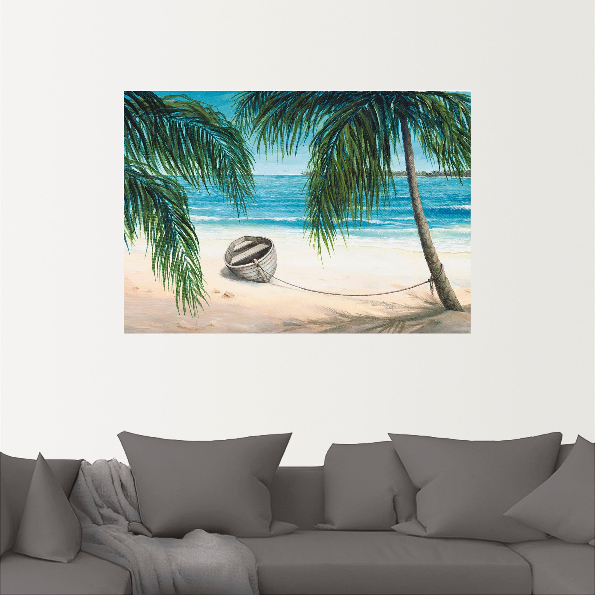 Artland Wandfolie »Karibik«, Strand, (1 St.), selbstklebend