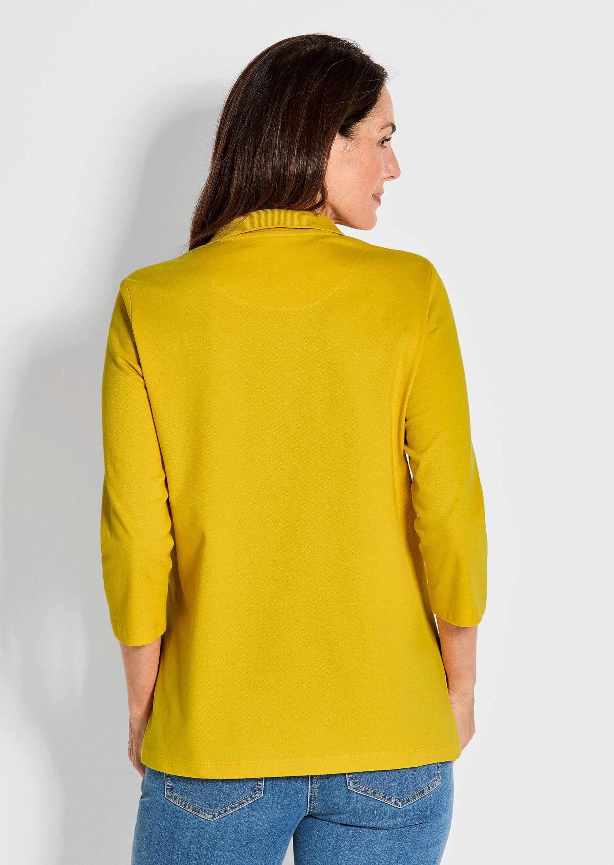 GOLDNER Poloshirt »Kurzgröße Poloshirt in hochwertiger Pikee-Qualität«