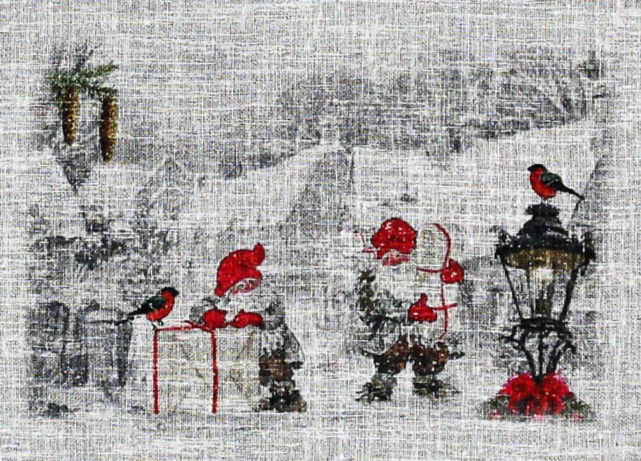 HOSSNER - ART OF HOME DECO Gardine »Wichtel«, (1 St.), weihnachtlicher  Landhaus-Look online bei OTTO | Scheibengardinen