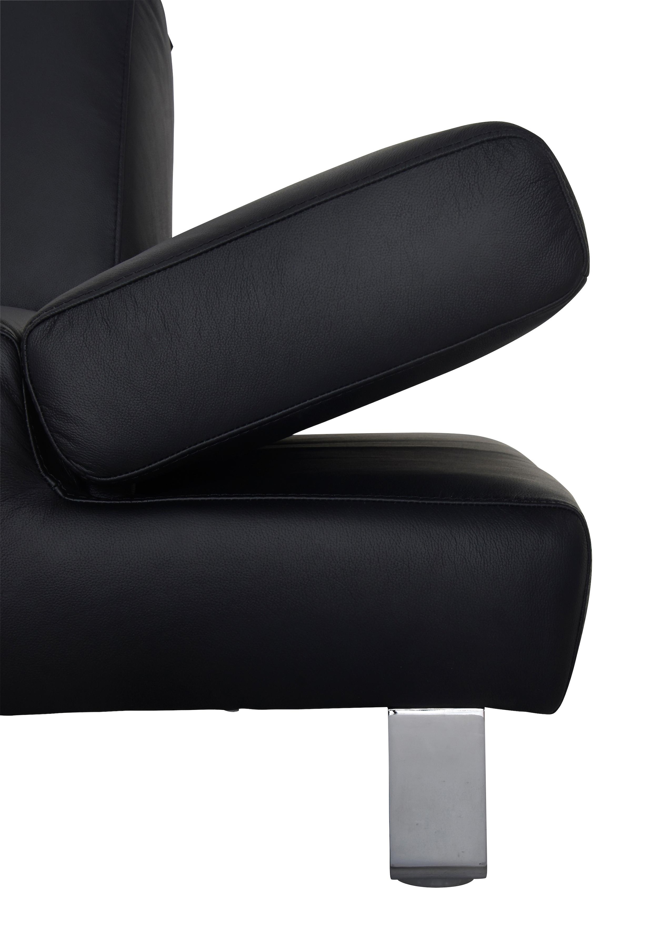 W.SCHILLIG 3-Sitzer »taboo Designsofa mit hohem Sitzkomfort«, mit Übertiefe, inklusive Armlehnenverstellung