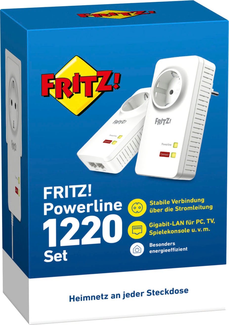AVM Netzwerk-Adapter »FRITZ!Powerline 1220 Set«, 150 cm