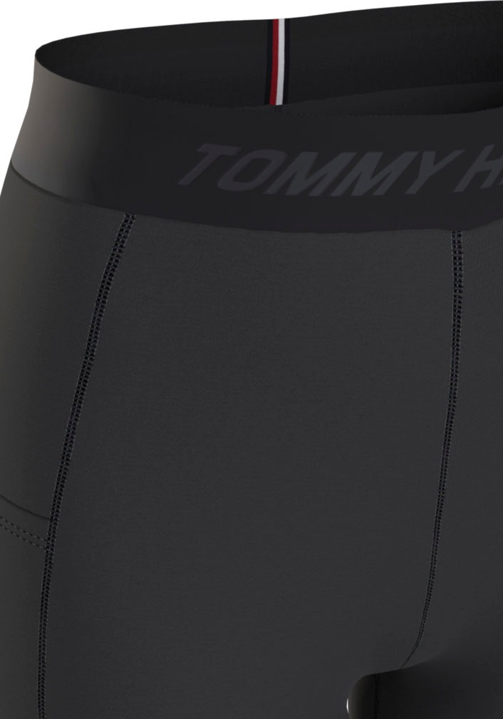 Sport bei ESS Hilfiger auf BRANDED mit TAPE dem Schriftzug Leggings Tommy Hilfiger LEGGING«, »HW OTTO Hosenbund Tommy