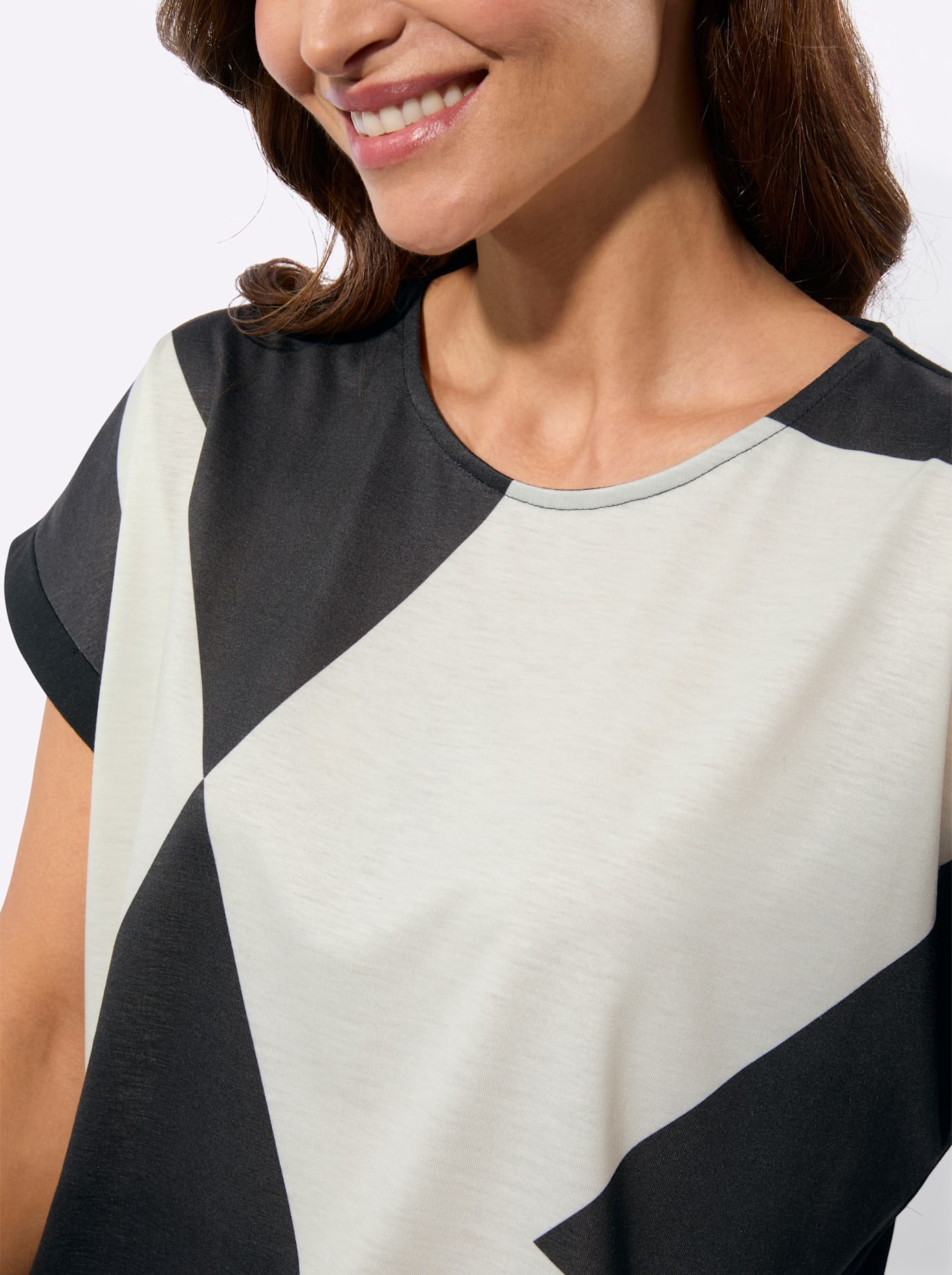 Inspirationen Kurzarmshirt »Druck-Shirt« 1 tlg.