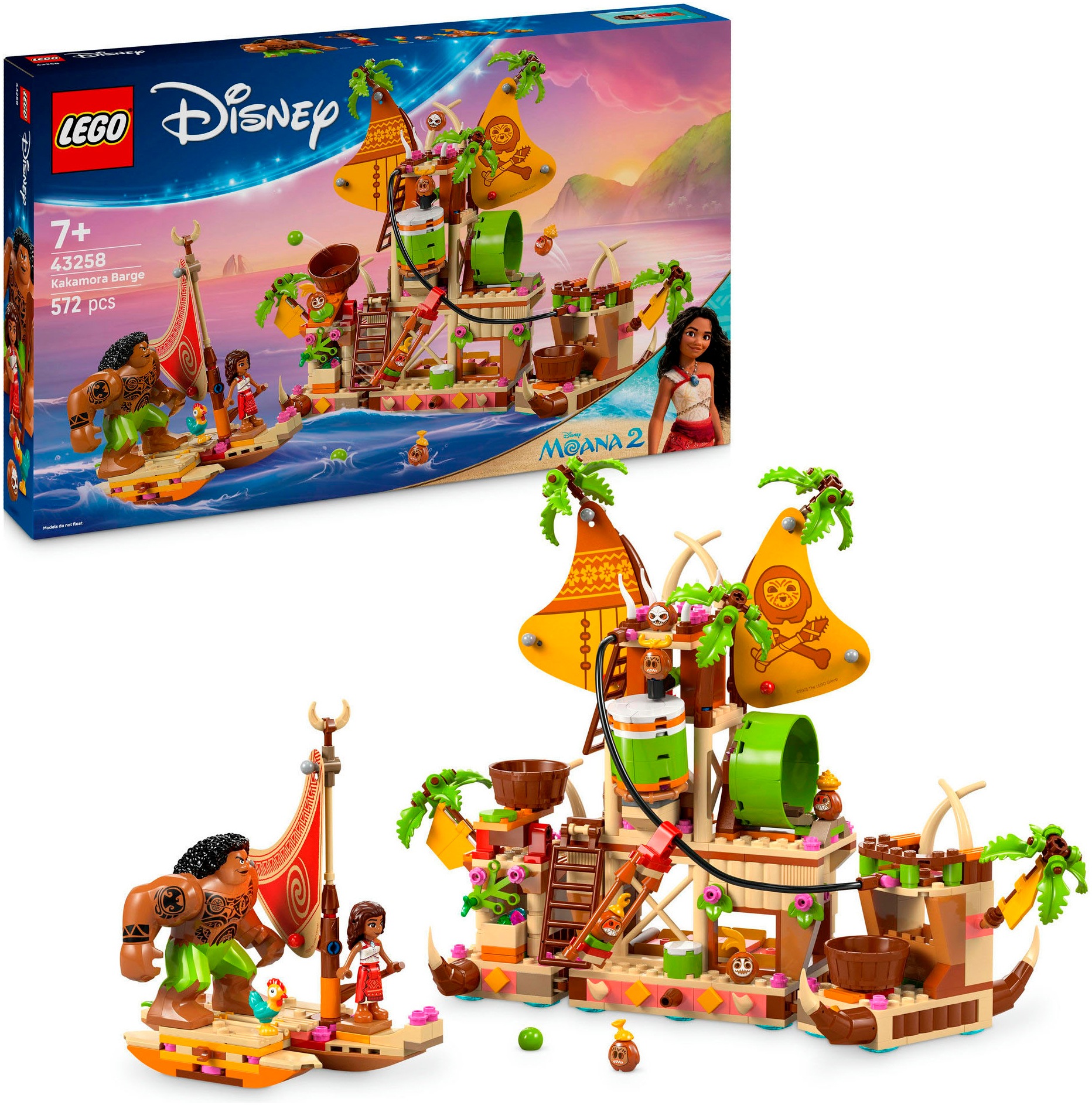 LEGO Konstruktionsspielsteine »Kakamora-Barge (43258), LEGO Disney Princess« Made in Europe