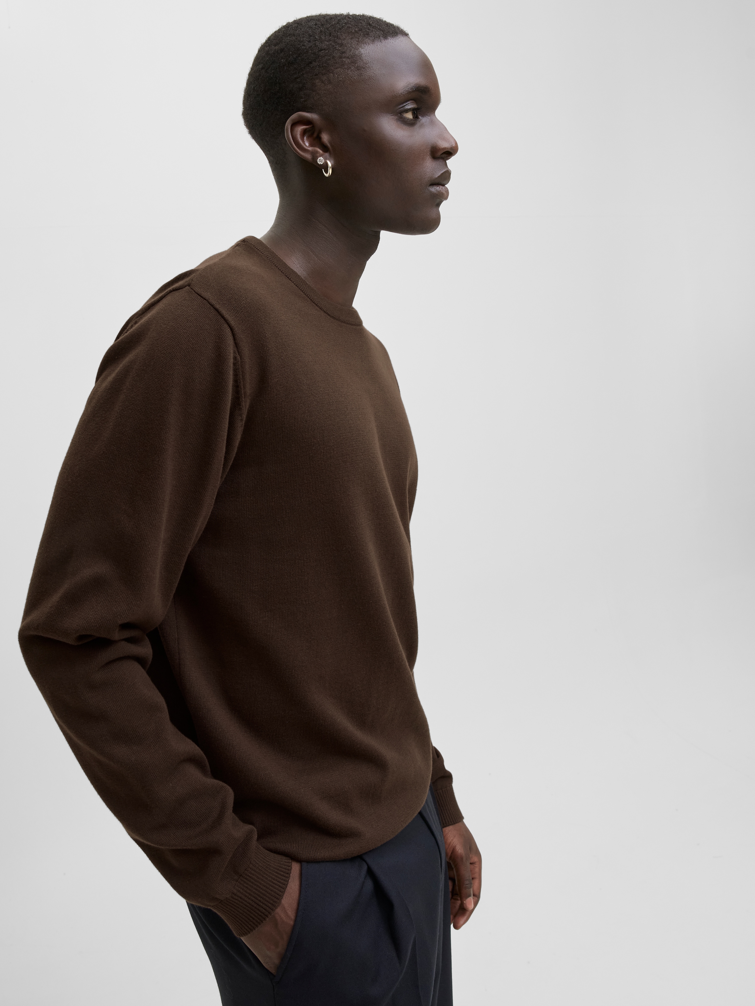 Jack & Jones Rundhalspullover »JJEBASIC KNIT CREW NECK NOOS«, mit Rundhalsausschnitt
