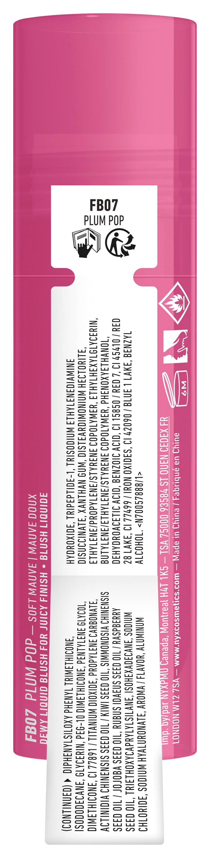 NYX PROFESSIONAL MAKEUP Rouge »Fat Cheeks Blush«