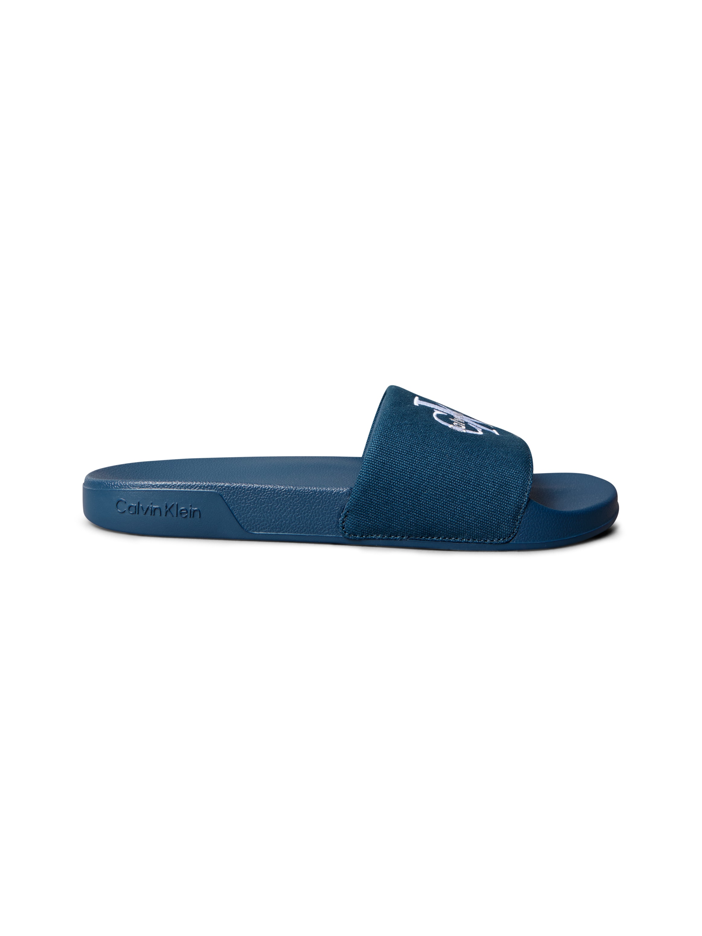 Calvin Klein Jeans Pantolette »ESS SLIDE CV«  Badeschuh, Flat, Poolslides mit Logoschriftzug