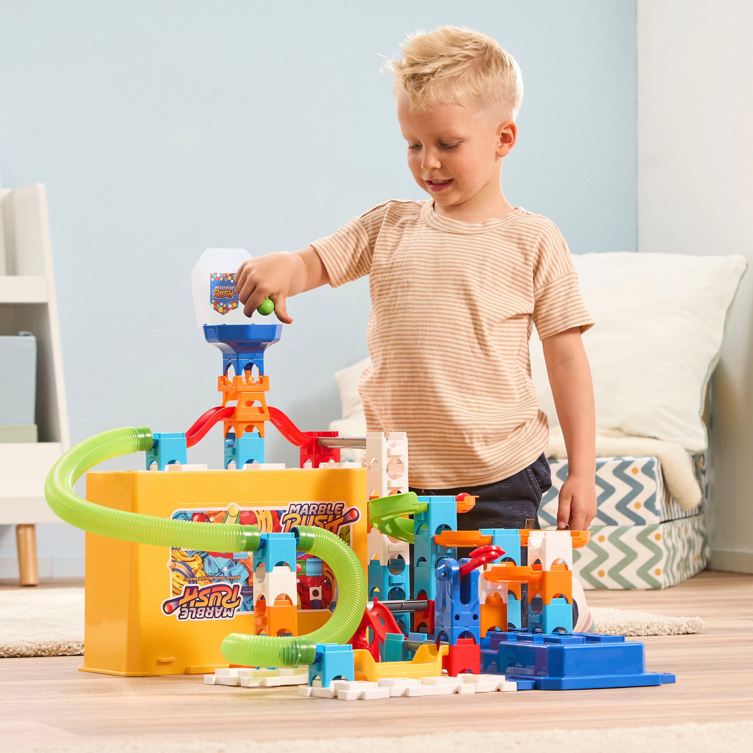 Vtech® Kugelbahn »Marble Rush - Build & Store Box Set M400«