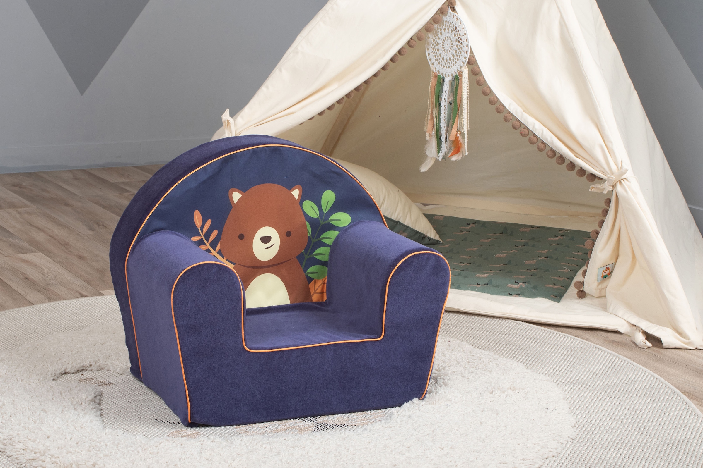 Knorrtoys® Sessel »Happy bear«, für Kinder; Made in Europe