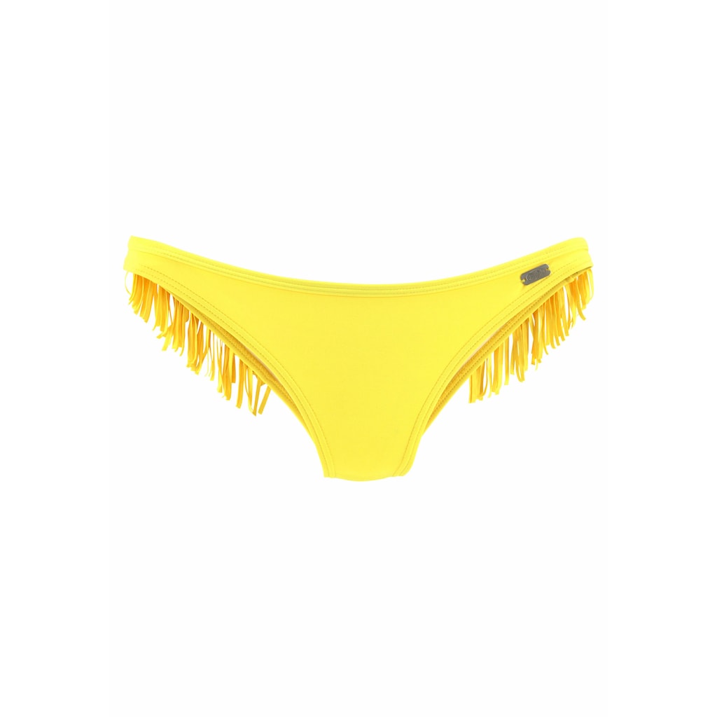 Buffalo Bikini-Hose »Happy«, in knapper Brasilien-Form mit Fransen