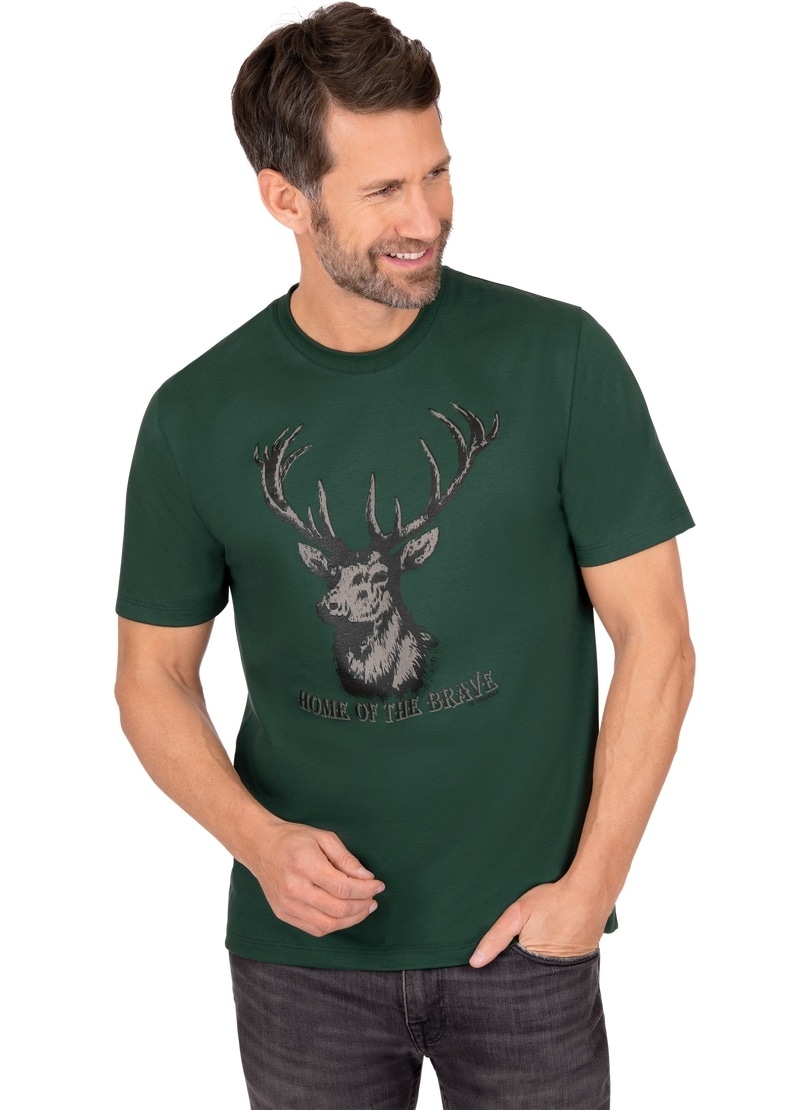 Trigema T-Shirt »TRIGEMA T-Shirt mit Hirschmotiv« online kaufen bei OTTO | T-Shirts