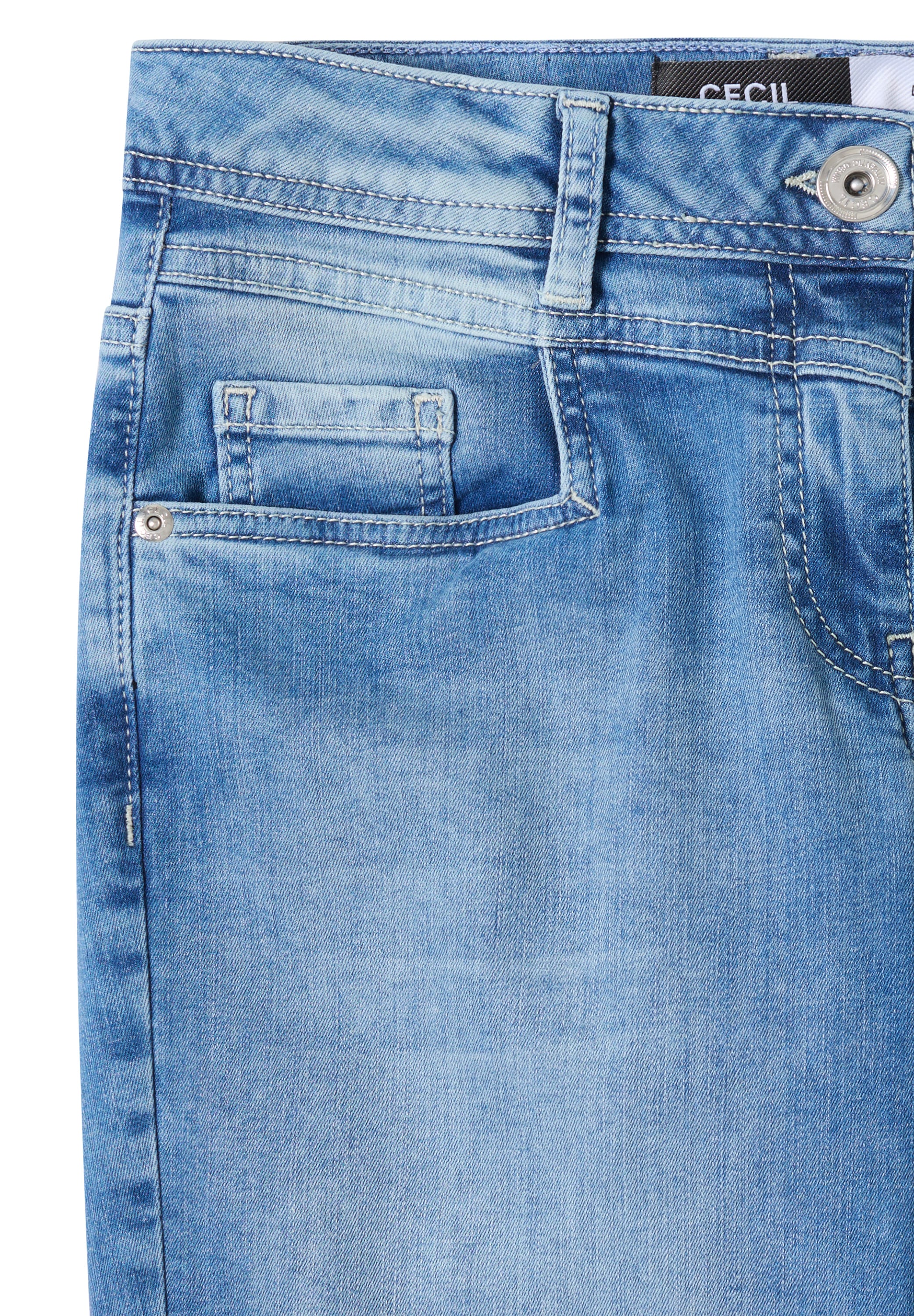 Cecil 5-Pocket-Jeans »Style Scarlett« mit Turn-up
