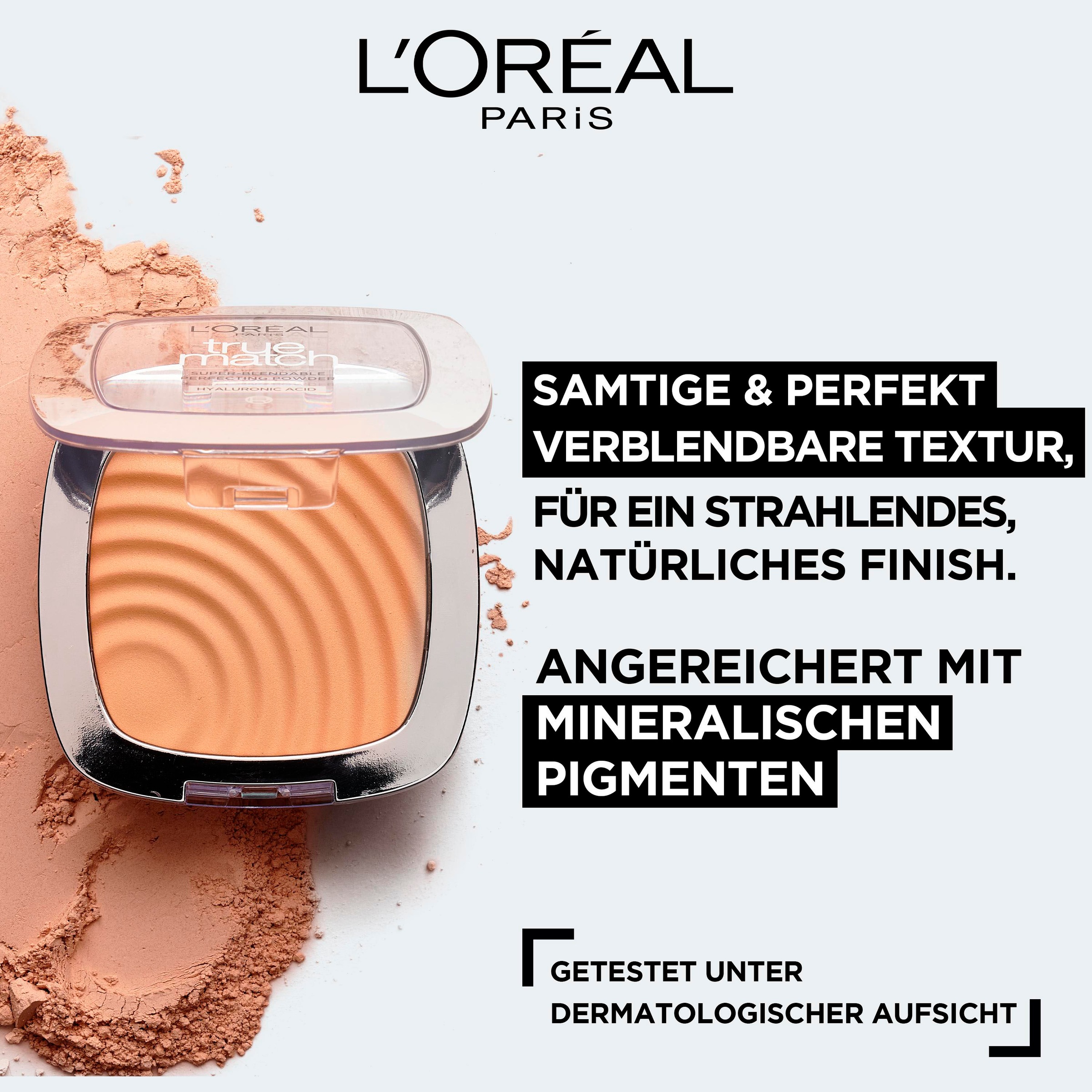L'ORÉAL PARIS Puder »Perfect Match Puder«, mit langanhaltender Formel