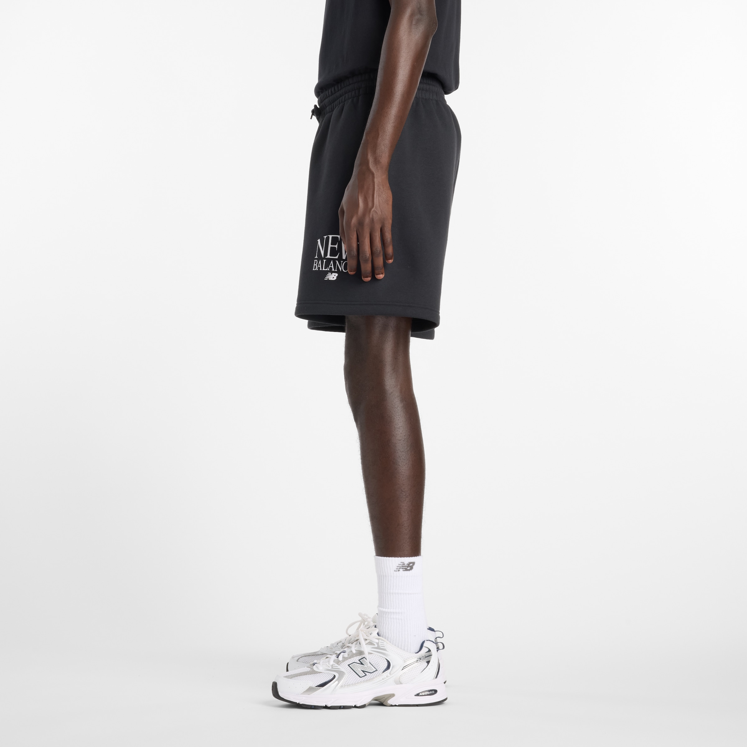 New Balance Sweatshorts  aus Baumwolle und Polyester, sportlicher Stil, bequeme Passform