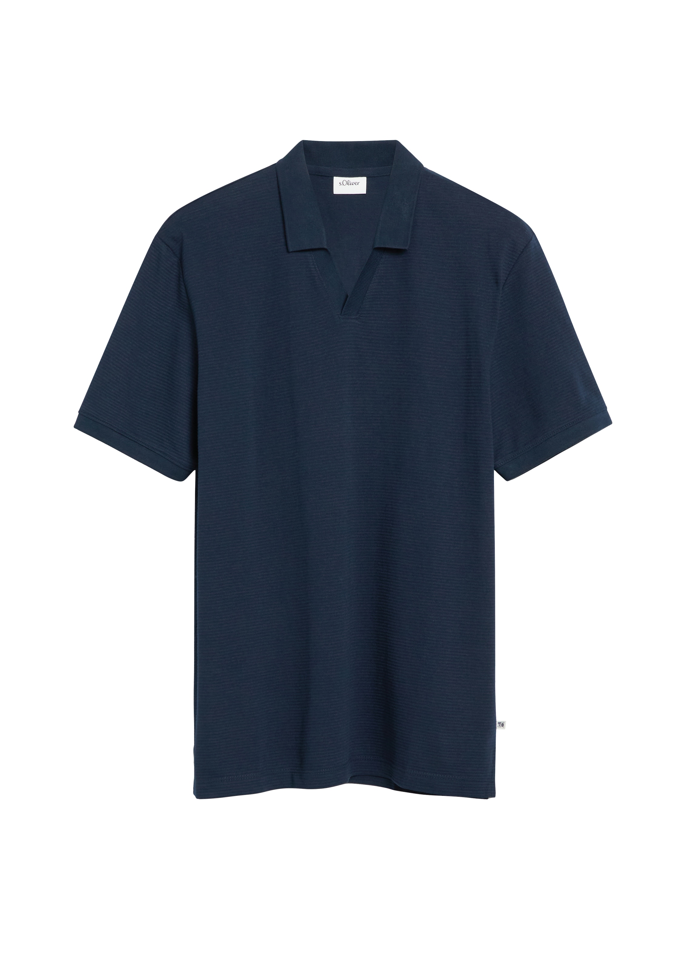 s.Oliver Poloshirt Sommer-Polo in Struktur-Optik