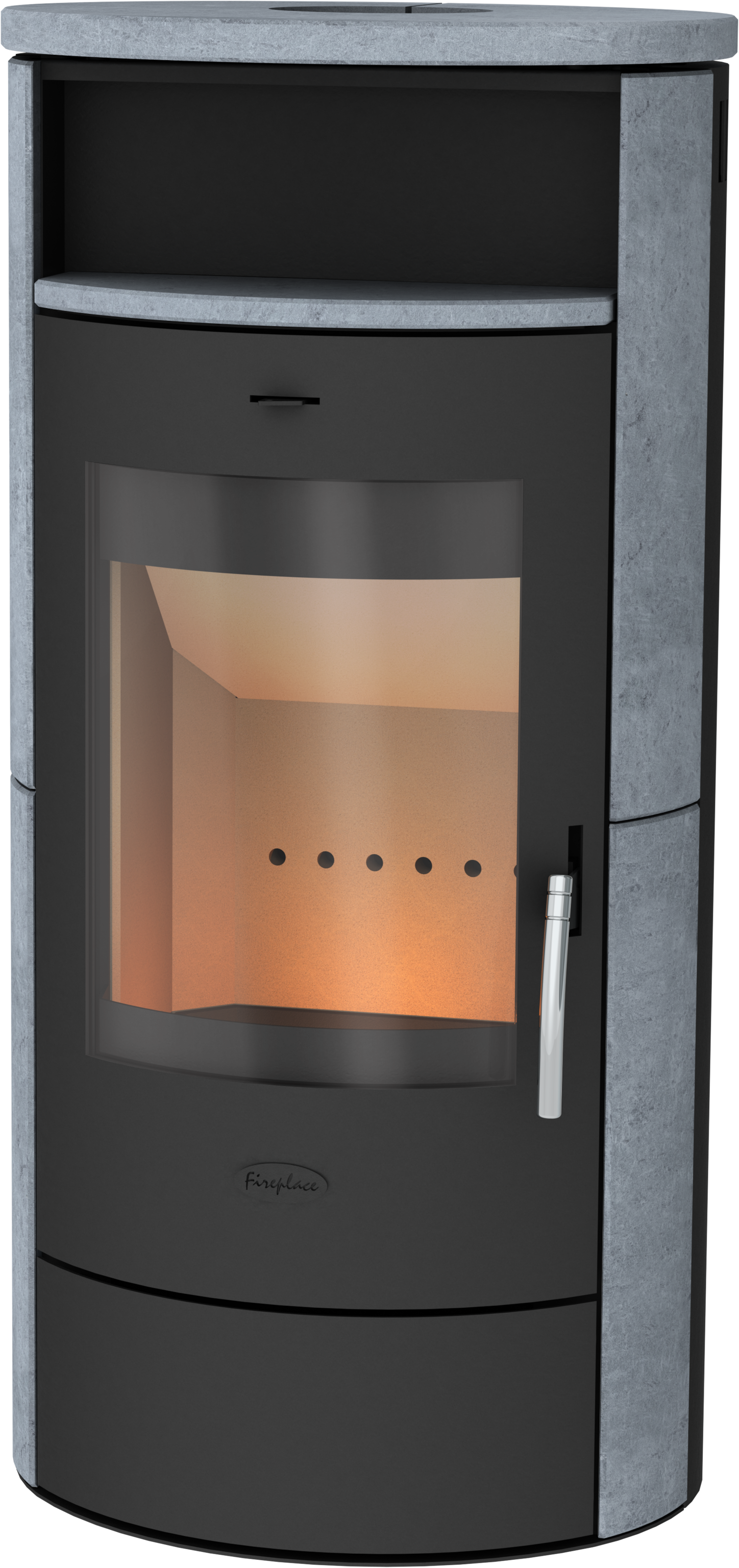 Fireplace Kaminofen »Piacenza Speckstein« Warmhaltefach, selbstschließende Feuerraumtür A1