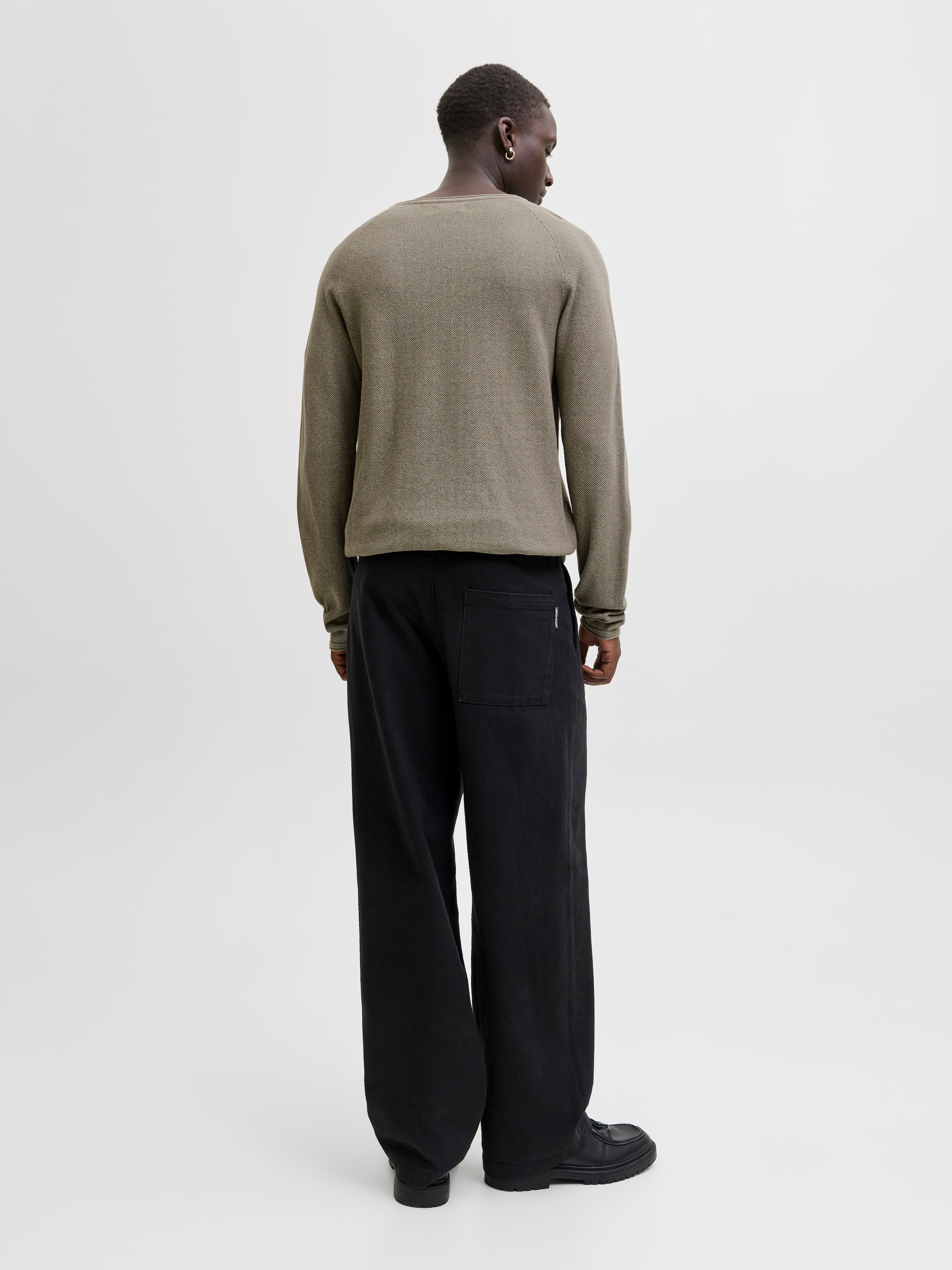Jack & Jones Rundhalspullover »JJEHILL KNIT CREW NECK NOOS« Baumwolle, regular fit