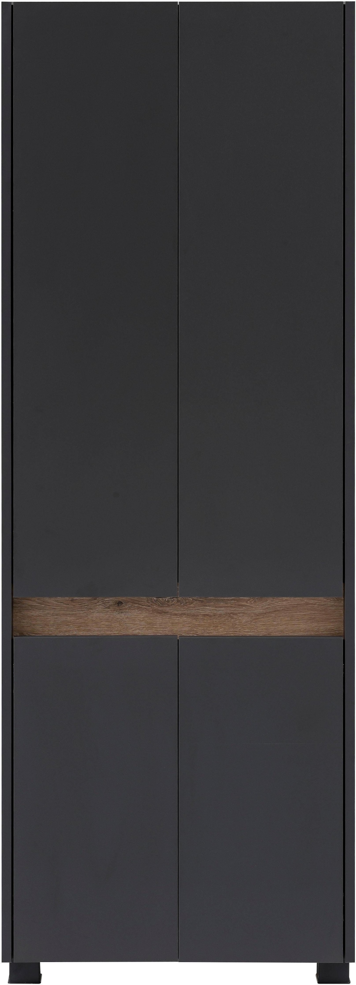 Schildmeyer Hochschrank »Cosmo«, Breite 57 cm, Badezimmerschrank, Blende im modernen Wildeiche-Look