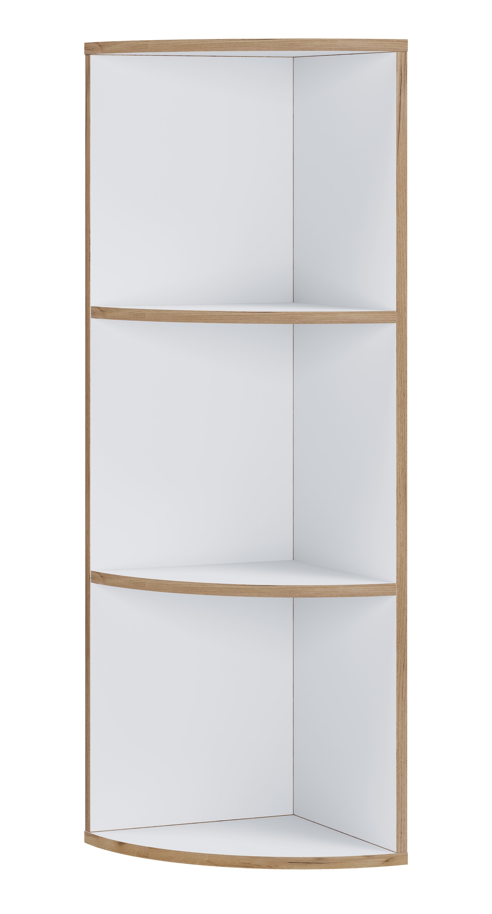 VCM Bücherregal »Elegantes Holzregal Eckregal Regal Salia 3fach« 1 Stk. tlg.