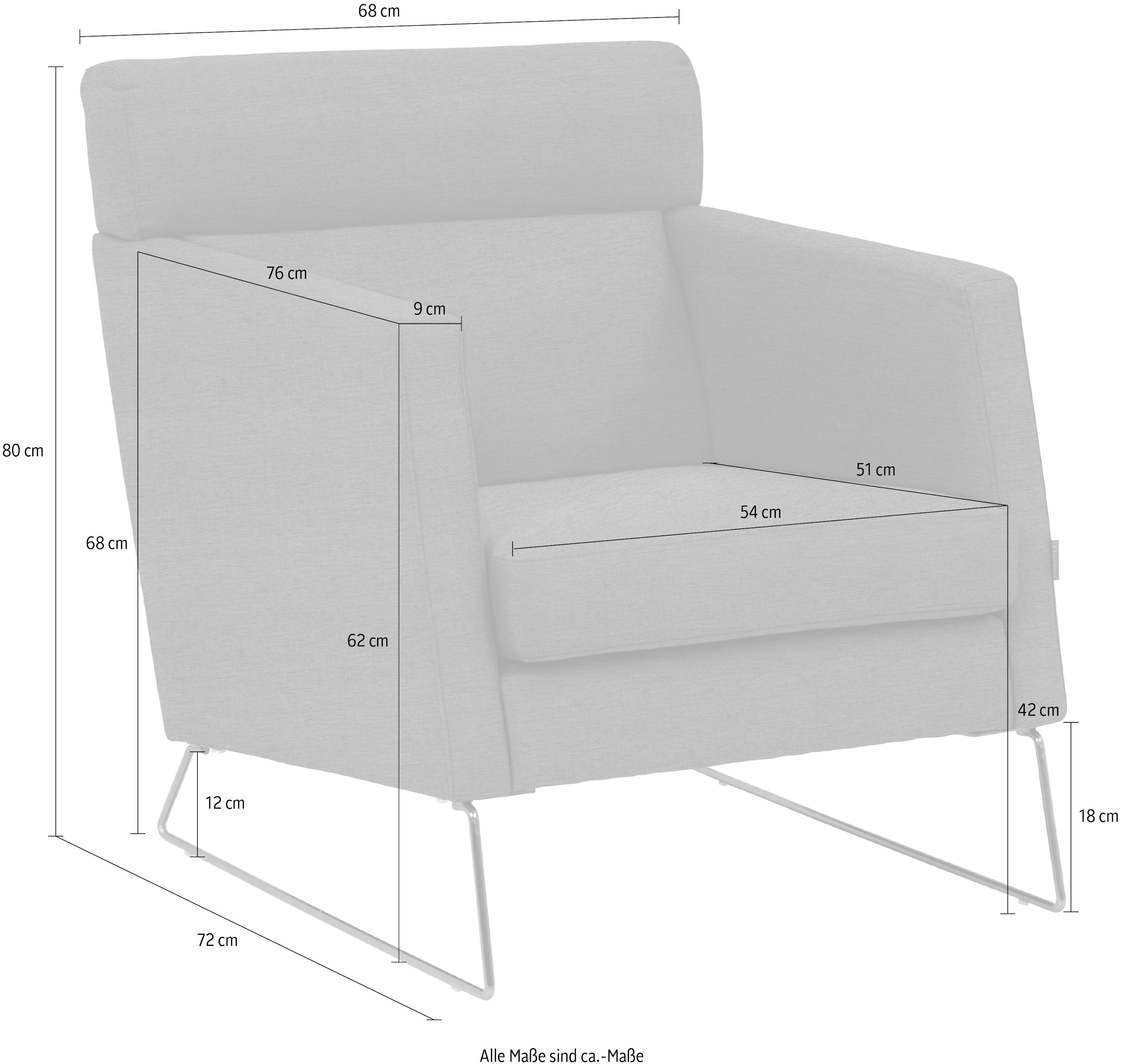 furninova Cocktailsessel »Degano Designsessel, Loungesessel,«, ein Klassiker im skandinavischen Design