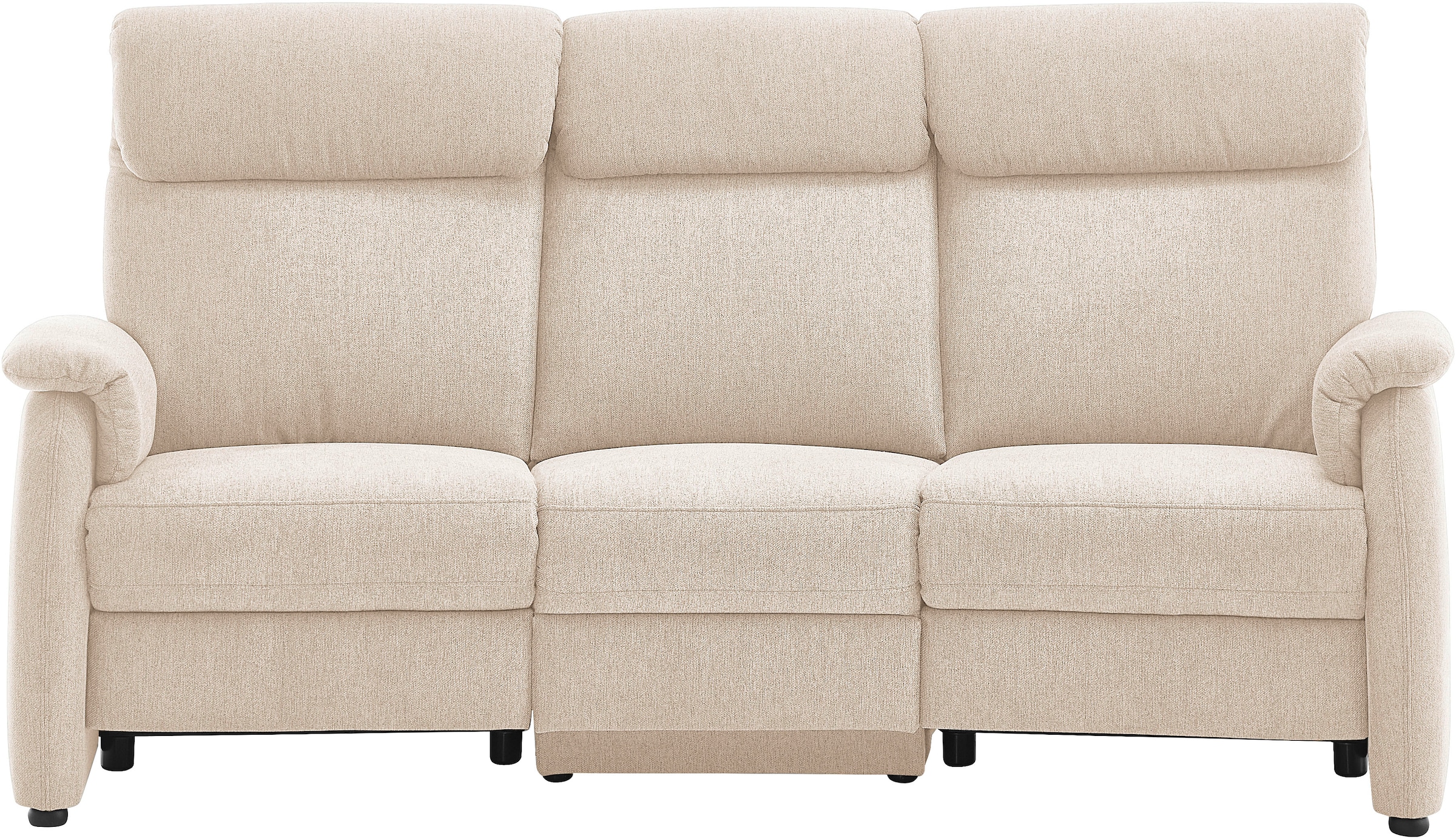 Home affaire 3-Sitzer »Turin Sofa mit elektrischer Relaxfunktion, Breite 226 cm« inkl. Tisch, USB & Steckdose, Federkern & pflegeleichtem Bezug