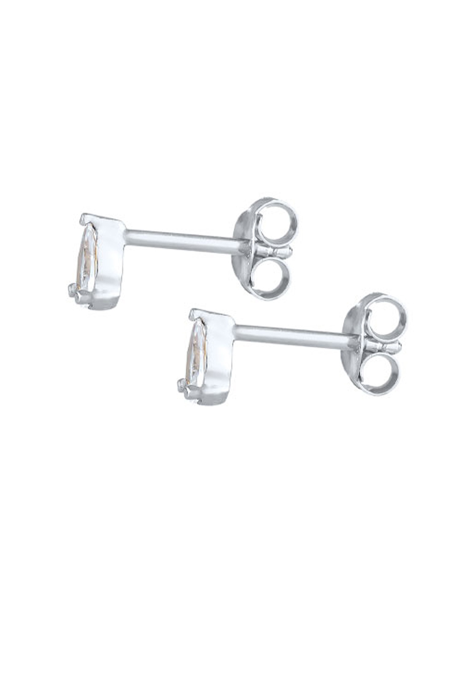 Elli Paar Ohrstecker »Ohrringe Ohrstecker Tropfen Zirkonia 925 Silber«
