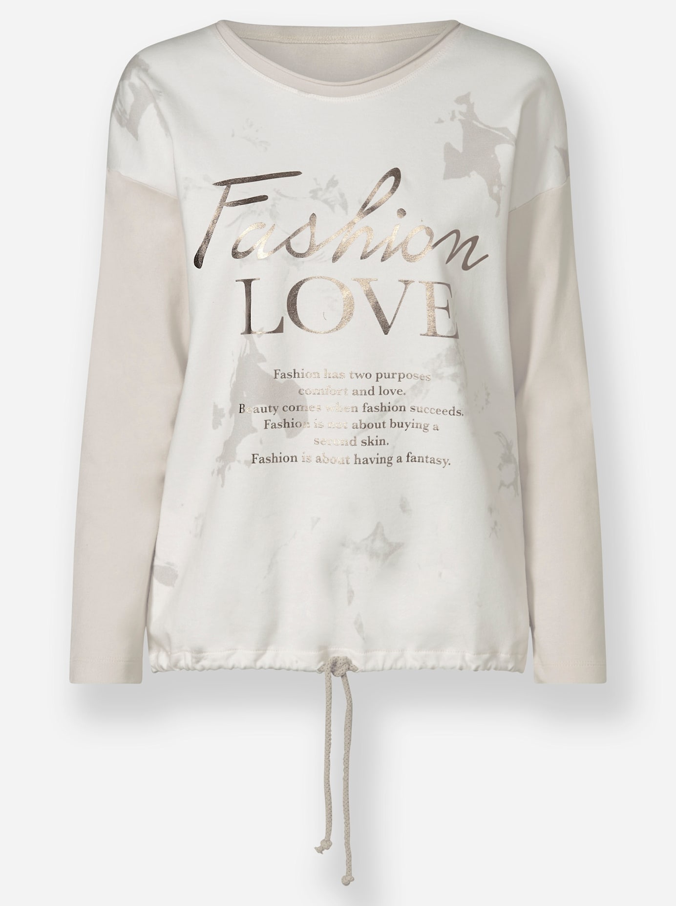 heine Langarmshirt »Druck-Shirt«, (1 tlg.)