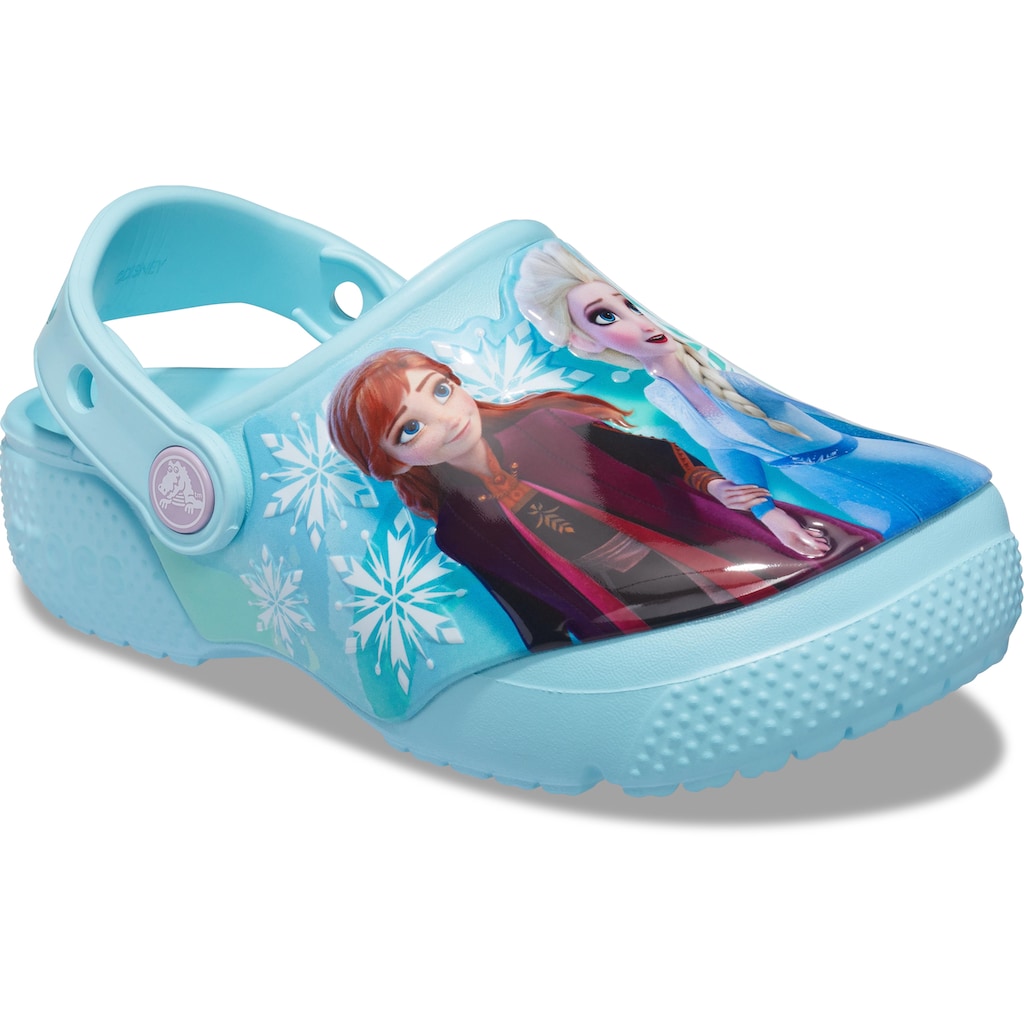 Crocs Clog »FL Disney Frozen 2 Clog K«, mit Disney Motiv "Elsa und Anna" aus die Eiskönigin