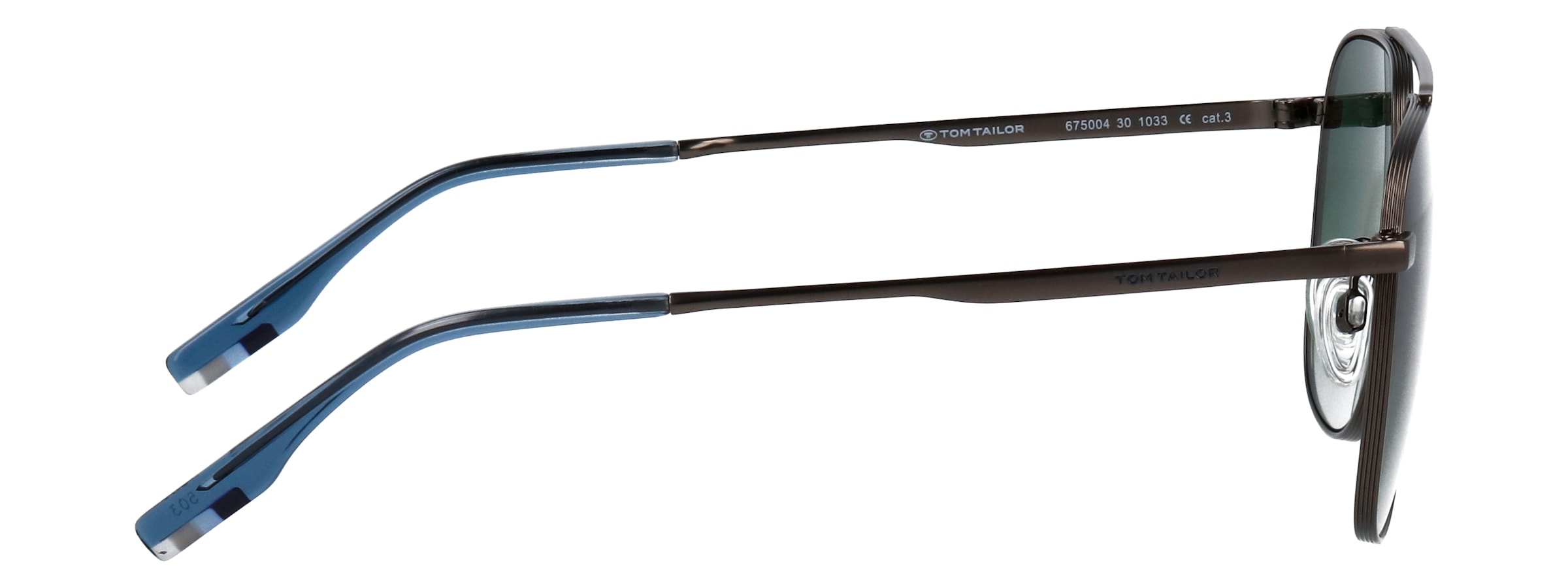 TOM TAILOR Sonnenbrille »Modell 675004« Form Pilot, Logoschriftzug auf Bügel, Metallfassung