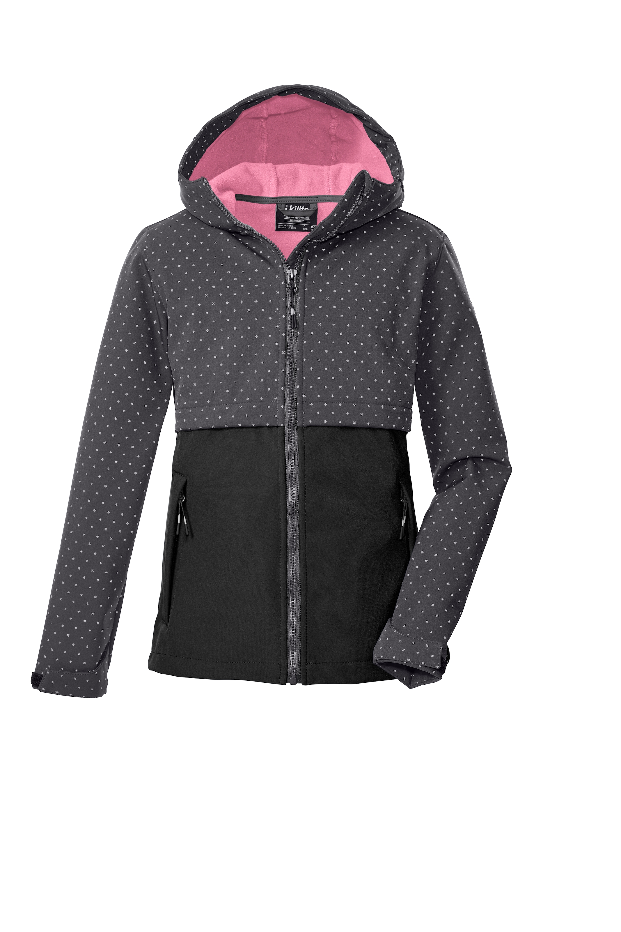 Killtec Softshelljacke »KOW 227 GRLS SFTSHLL JCKT« Übergangsjacke für Jugendliche, mit reflektierenden Elementen