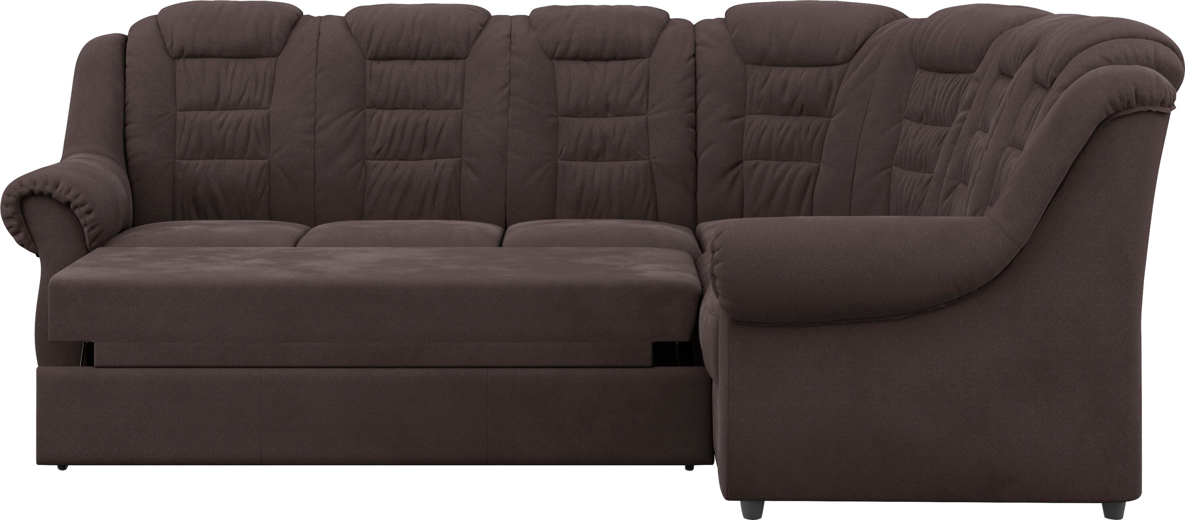 Home affaire Ecksofa »Boston L-Form«, mit hoher Rückenlehne, wahlweise mit Bettfunktion & Stauraum