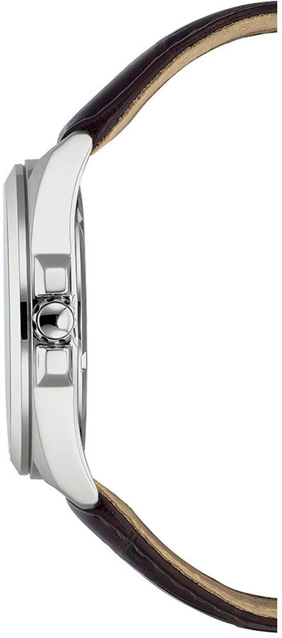 Citizen Solaruhr, Armbanduhr, Herrenuhr, Datum, Saphirglas, Lederarmband