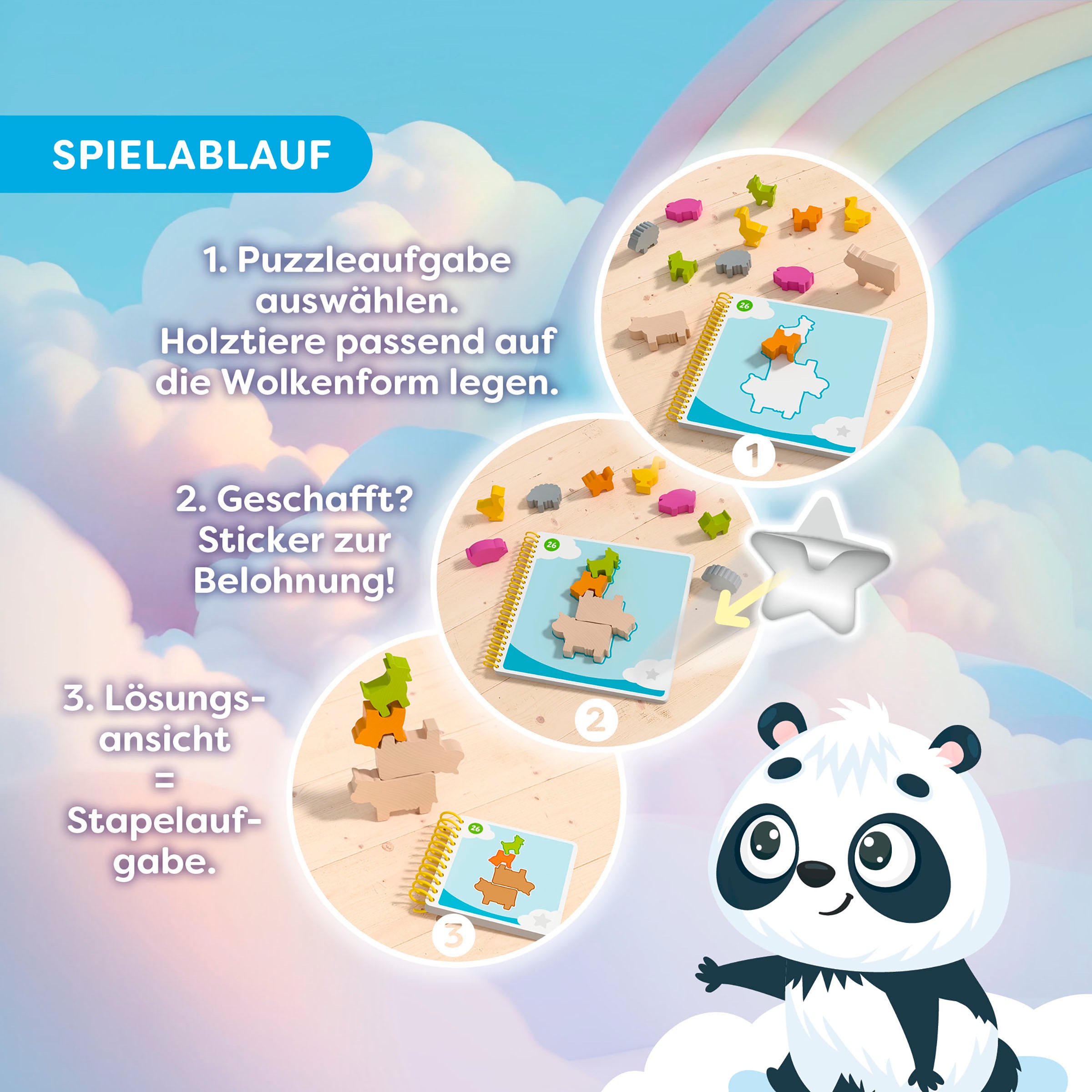 Haba Spiel »Baos Wolkenland, Logic! GAMES«