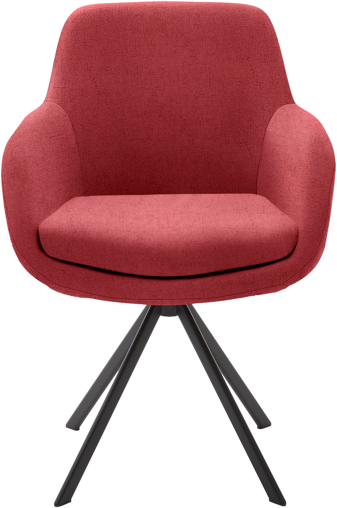 Musterring Esszimmerstuhl »Tavia« (Set) 2 Stk.Stativgestell Eisen schwarz, Drehfunktion optional, diverse Farben