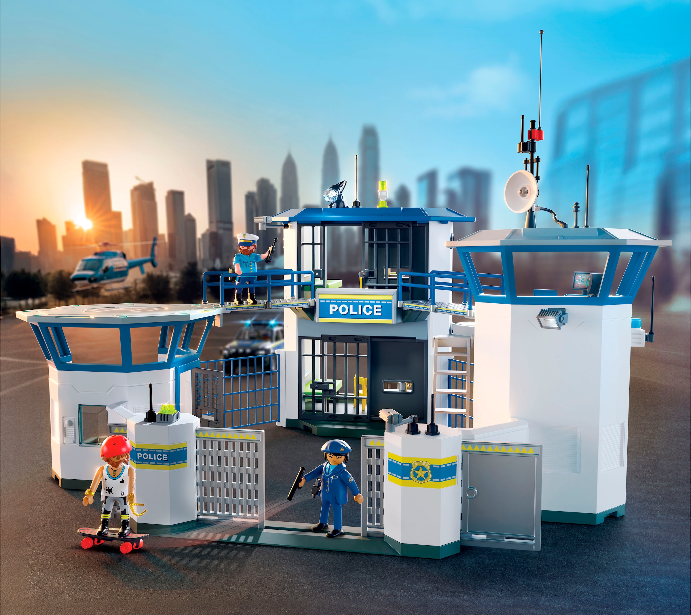 Playmobil® Konstruktions-Spielset »Polizei-Kommandozentrale (71873), Action Heroes«, (253 St.), Made in Europe