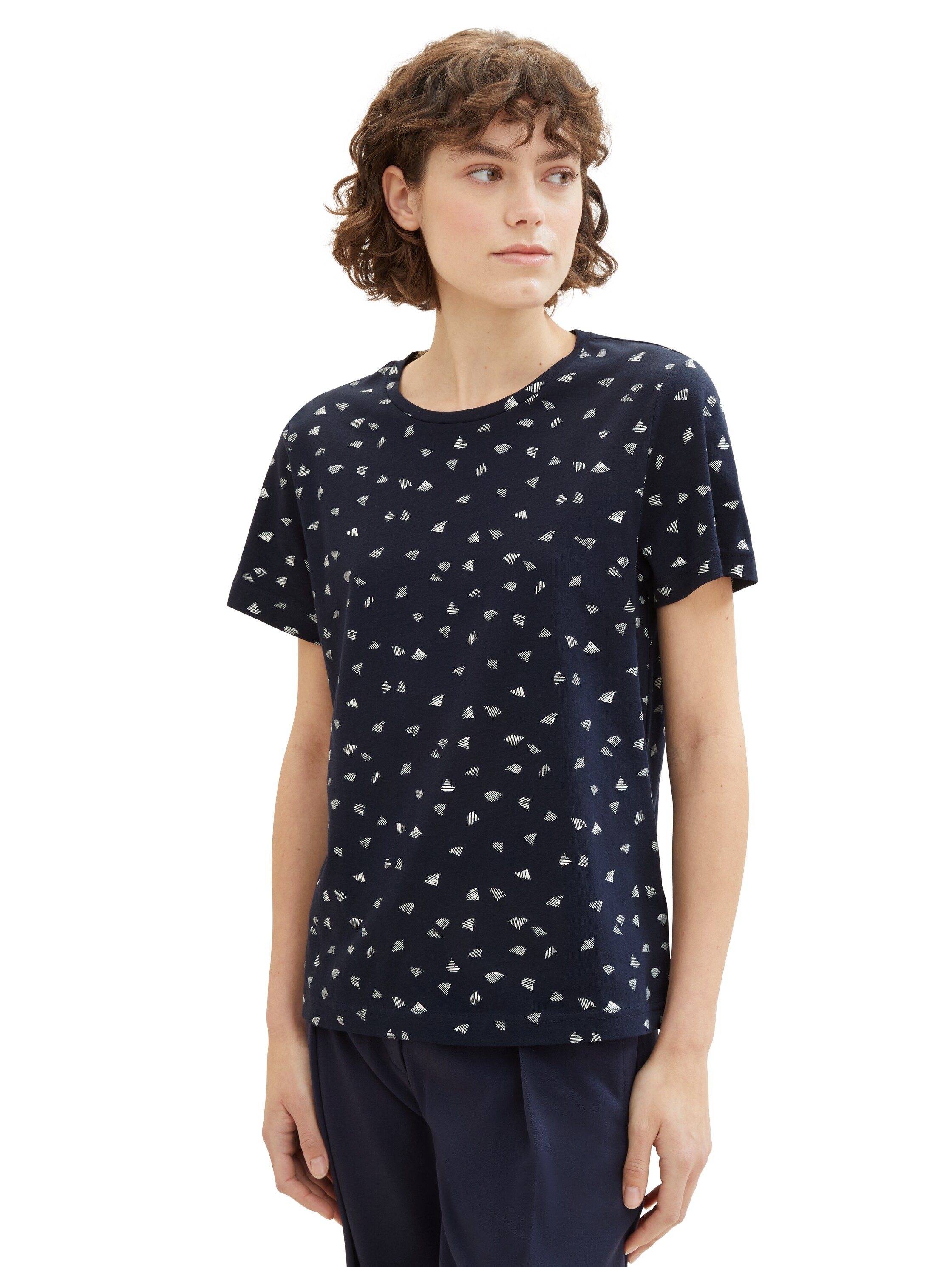 Print-Shirt, mit Allover-Print