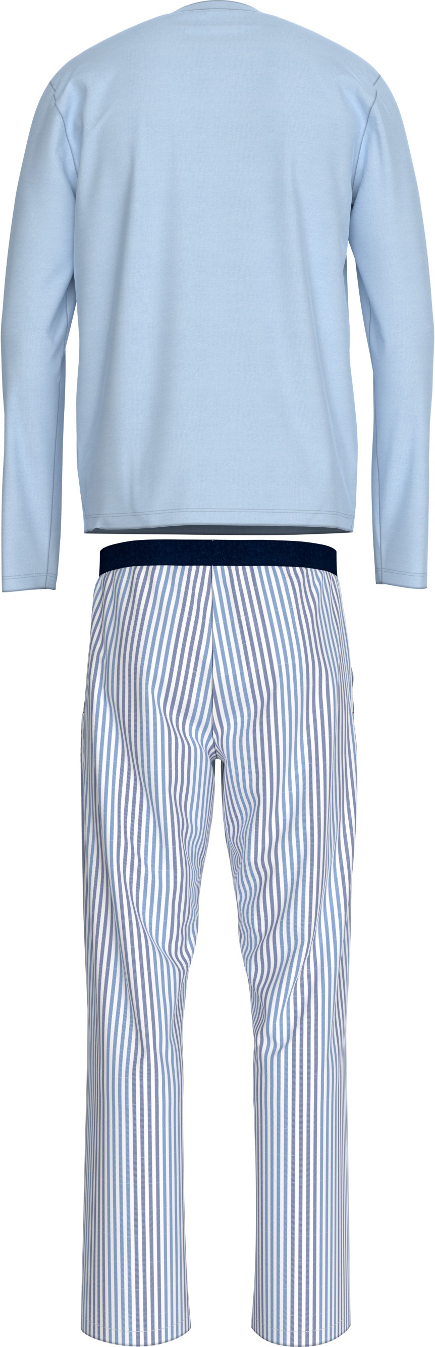 Tommy Hilfiger Underwear Pyjama »LS PANT WOVEN SET PRINT«, (Set, 2 tlg., 2er), mit Streifenmuster
