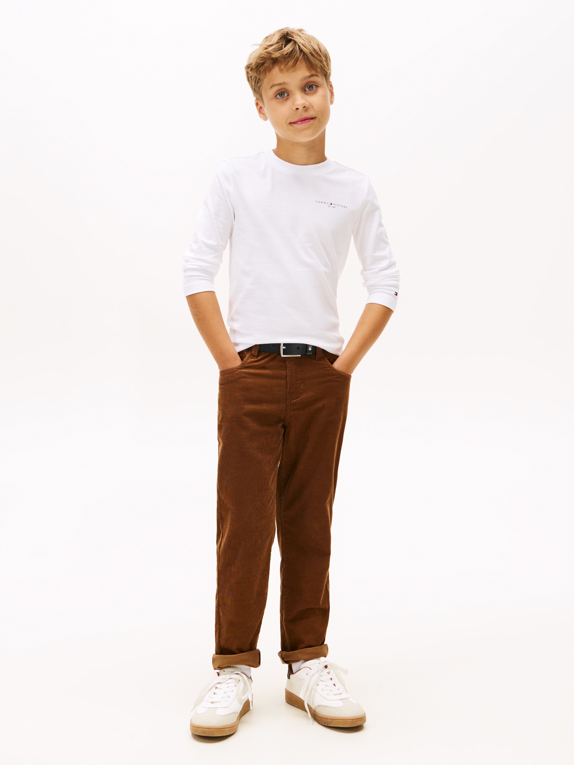 Tommy Hilfiger Langarmshirt »MINI CORP T-SHIRT LS«, Kinder bis 16 Jahre